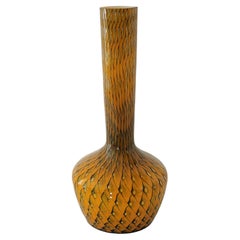 Vase Decorative Object Murano Glass Decorated Midcentury Italian Design 1970s