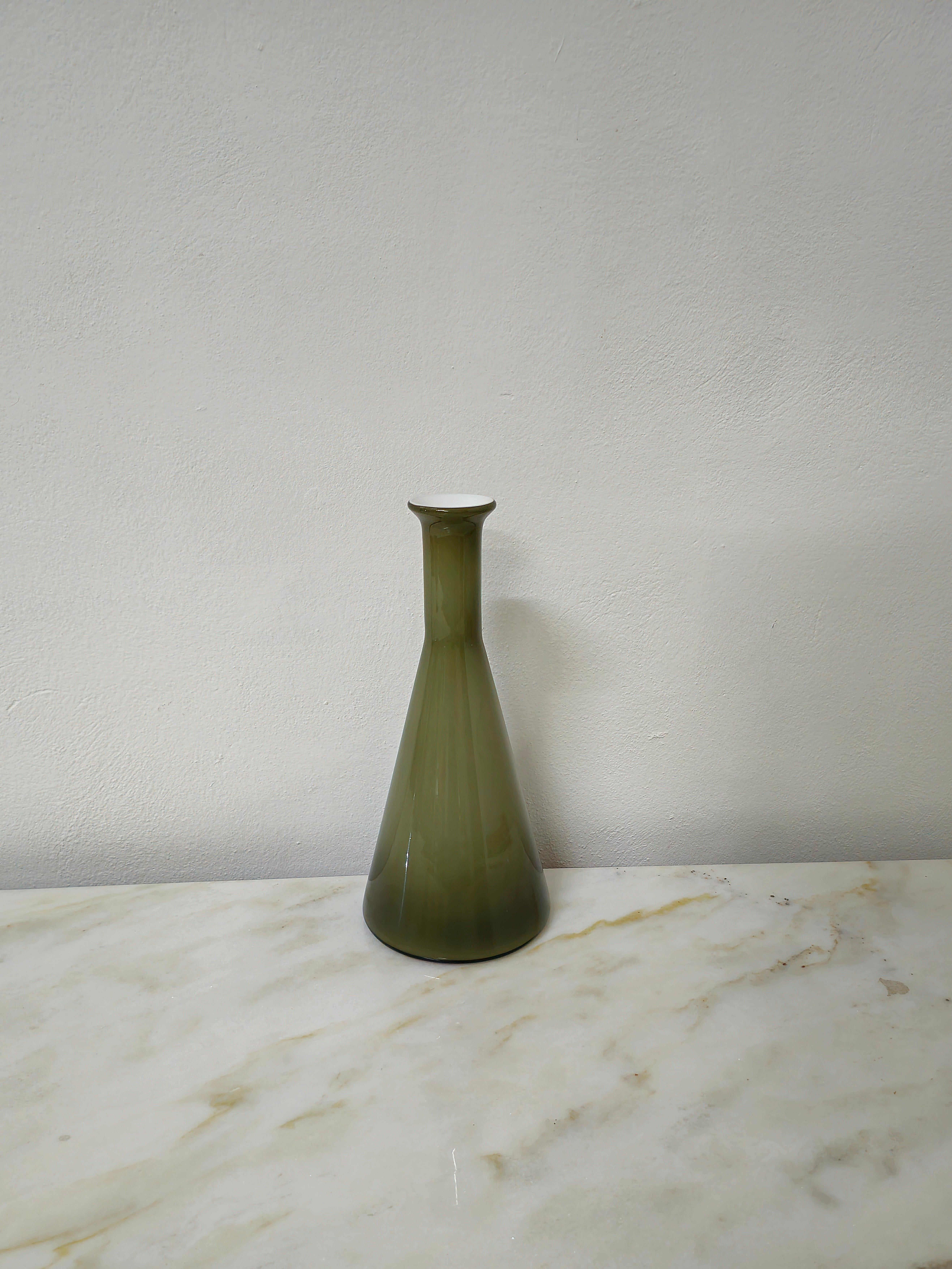 Vase made of cased Murano glass in the shade of sage green. Made in Italy in the 60s.



Note: We try to offer our customers an excellent service even in shipments all over the world, collaborating with one of the best shipping partners, DHL, with