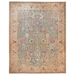 Nazmiyal Collection Vase Design Antique Indian Agra Rug. 11 ft x 14 ft 2 in