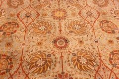 Vase Design Large Size Antique Persian Tabriz Haji Jalili 14'6" x 19'10"