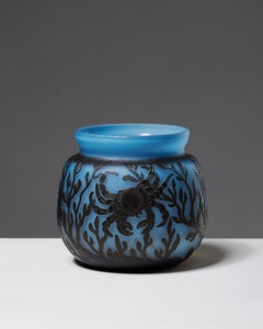 Vase Designed by Axel Enoch Boman for Reijmyre, Signed and Dated, Sweden, 1917