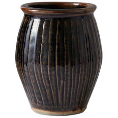 Vase Designed by Bernard Leach for St Ives Pottery, England, 1950s