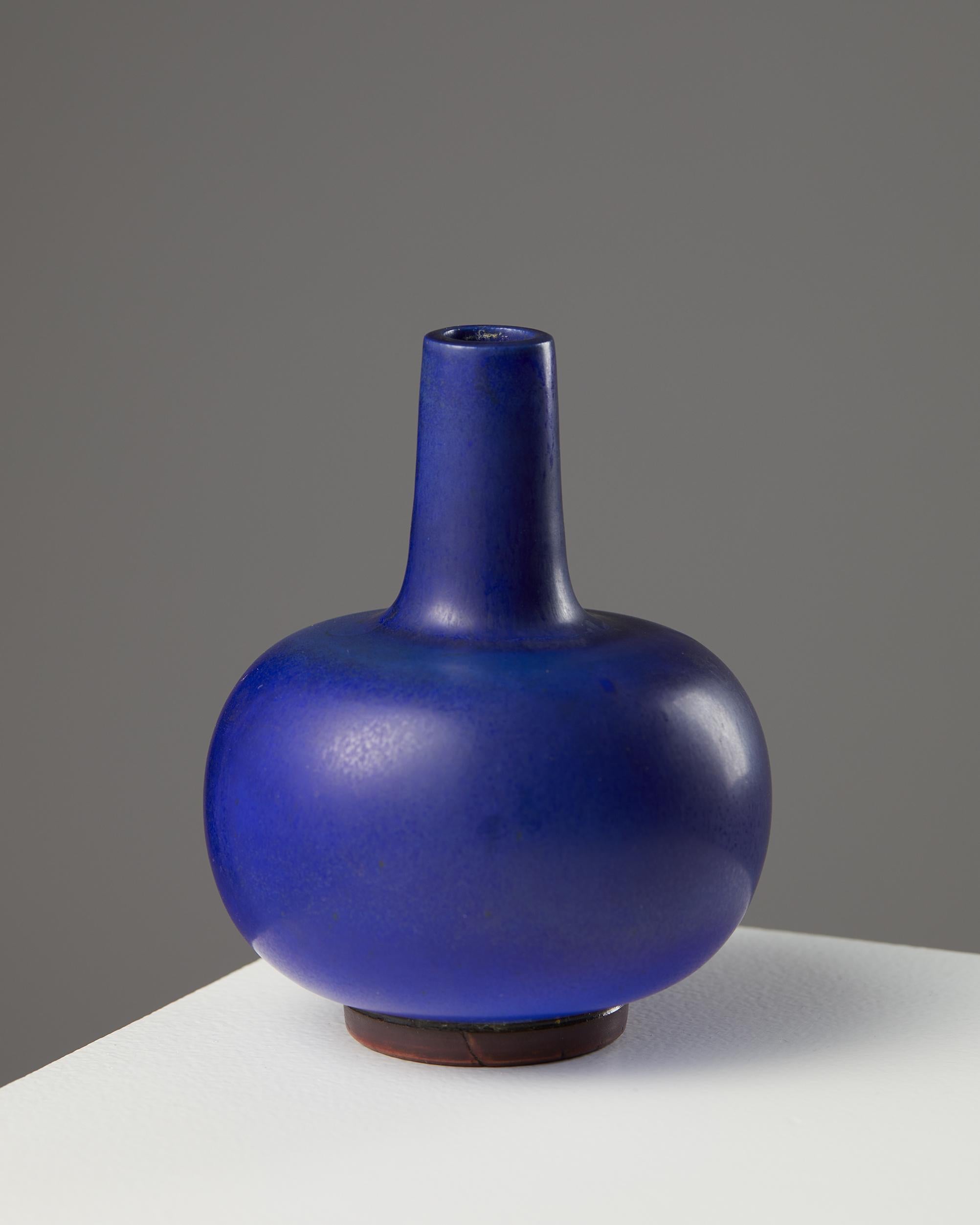 Mid-Century Modern Vase Designed by Berndt Friberg for Gustavsberg, Sweden, 1940’s