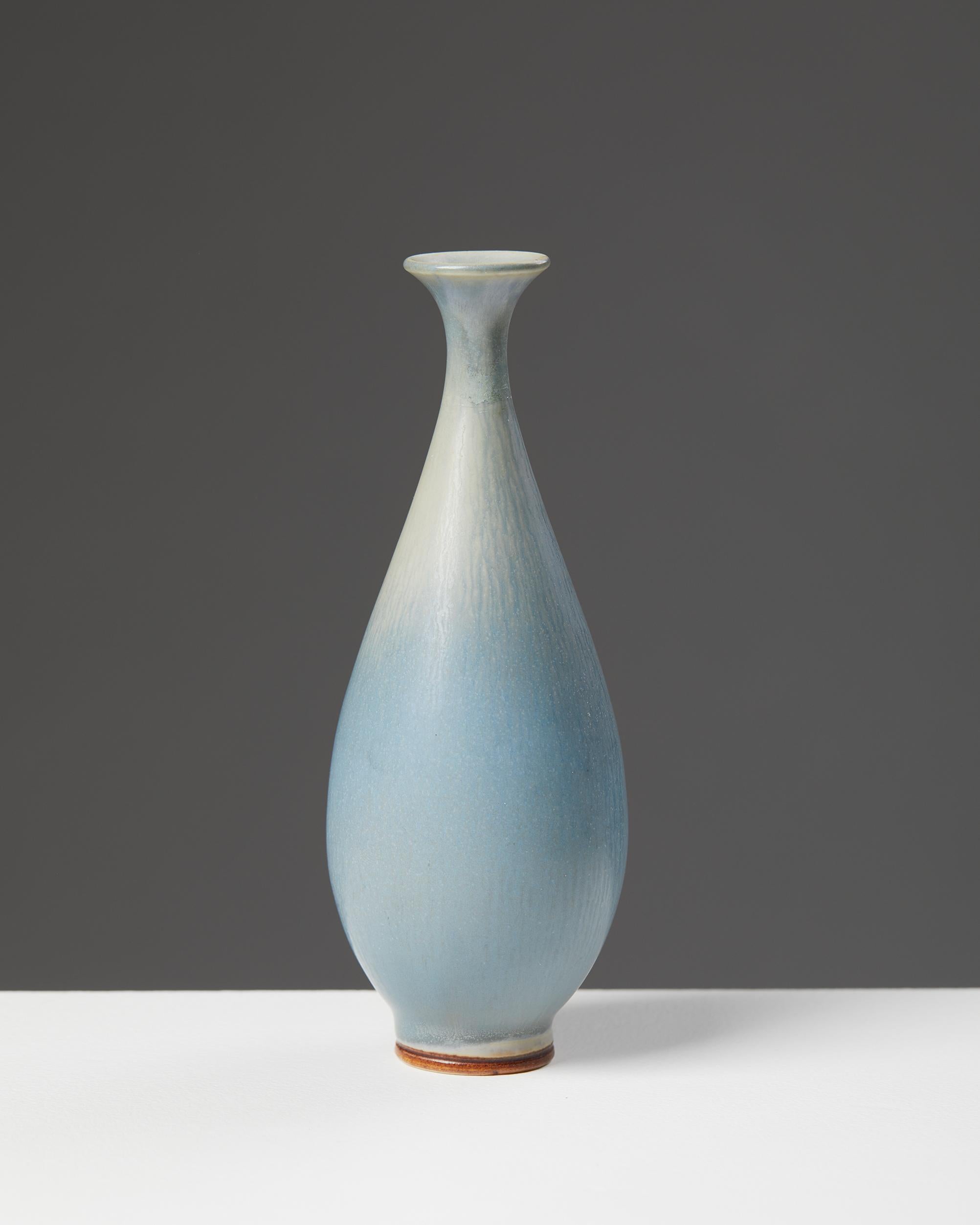 Mid-Century Modern Vase Designed by Berndt Friberg for Gustavsberg, Sweden, 1950’s