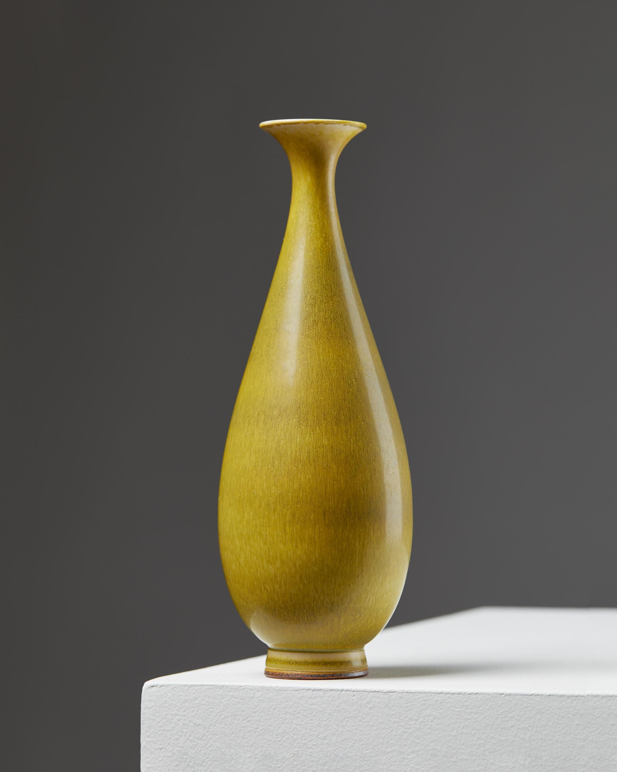 Swedish Vase Designed by Berndt Friberg for Gustavsberg, Sweden, 1950s