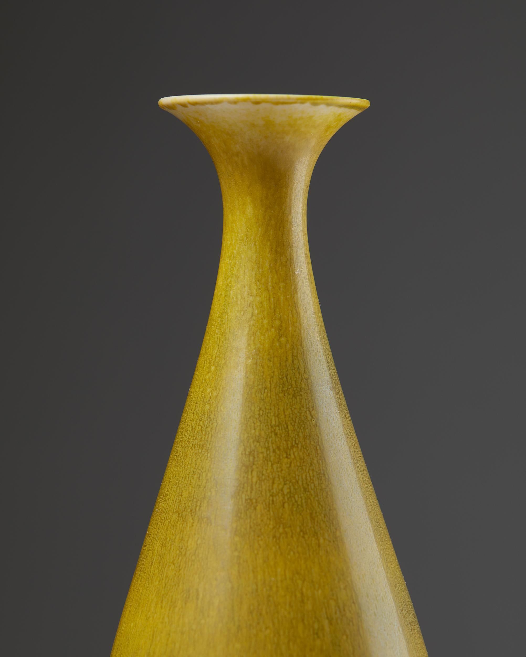 Vase Designed by Berndt Friberg for Gustavsberg, Sweden, 1950s In Good Condition In Stockholm, SE