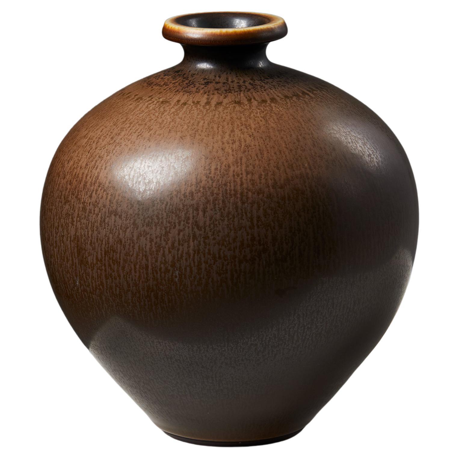 Die Vase wurde von Berndt Friberg für Gustavsberg entworfen, Schweden, 1950er Jahre