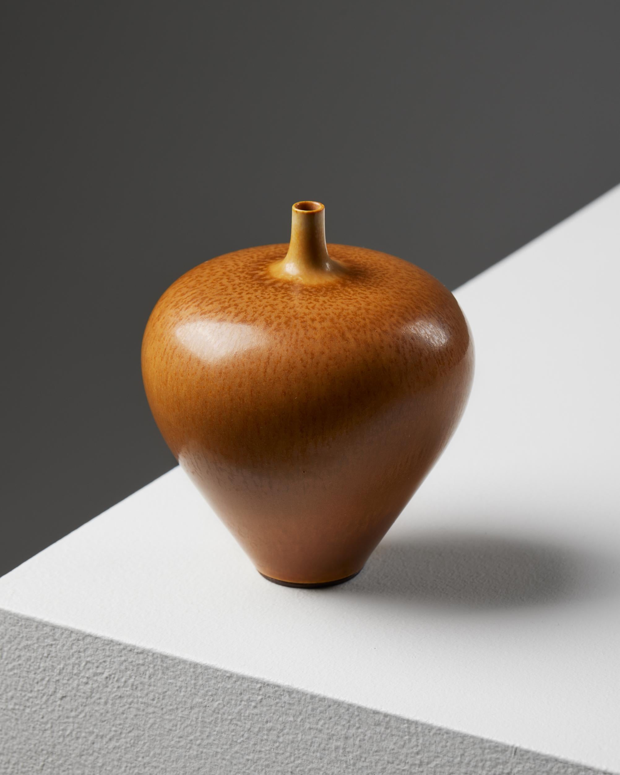Mid-Century Modern Vase Designed by Berndt Friberg for Gustavsberg, Sweden, 1957