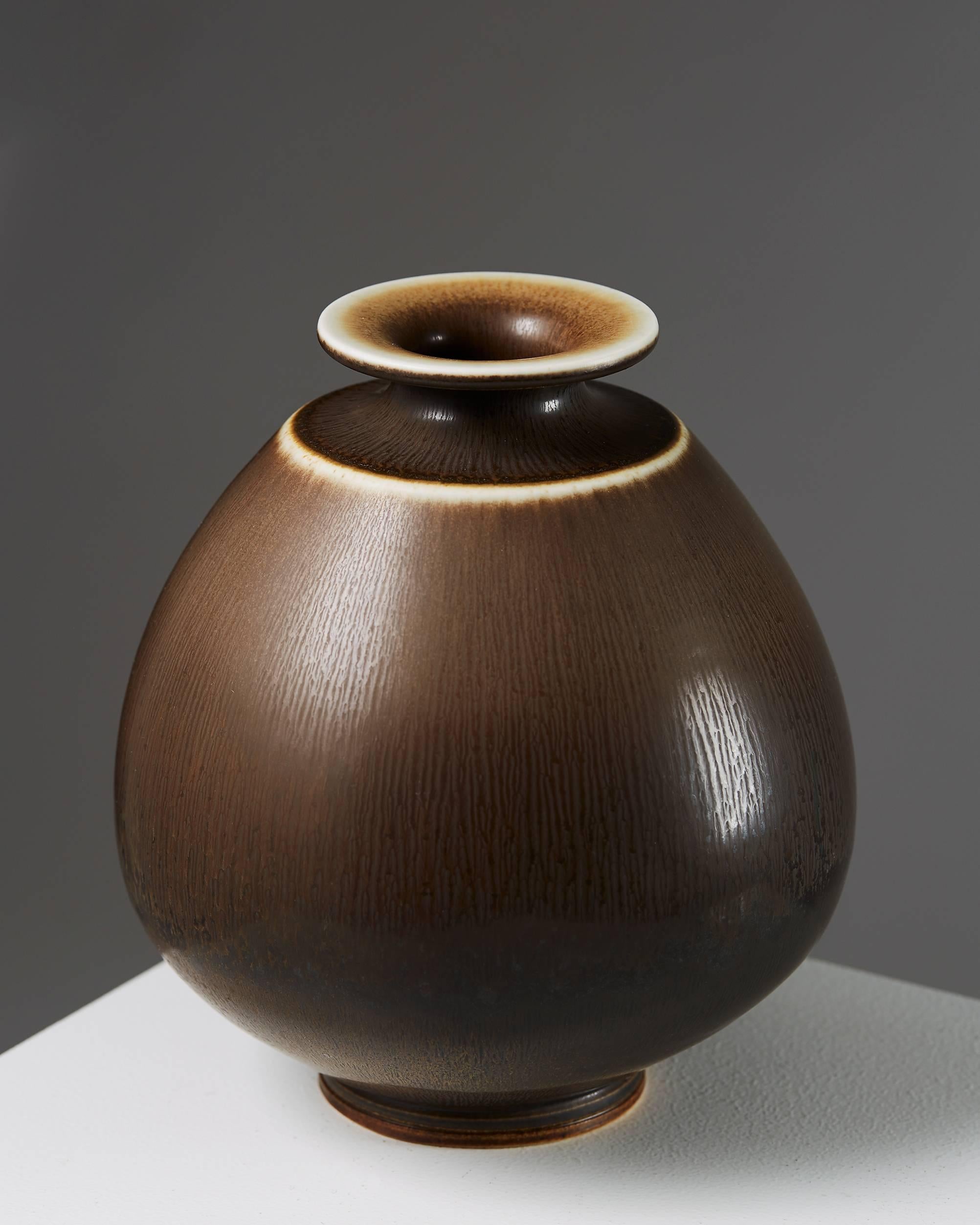 Vase Designed by Berndt Friberg for Gustavsberg, Sweden, 1963 In Excellent Condition In Stockholm, SE