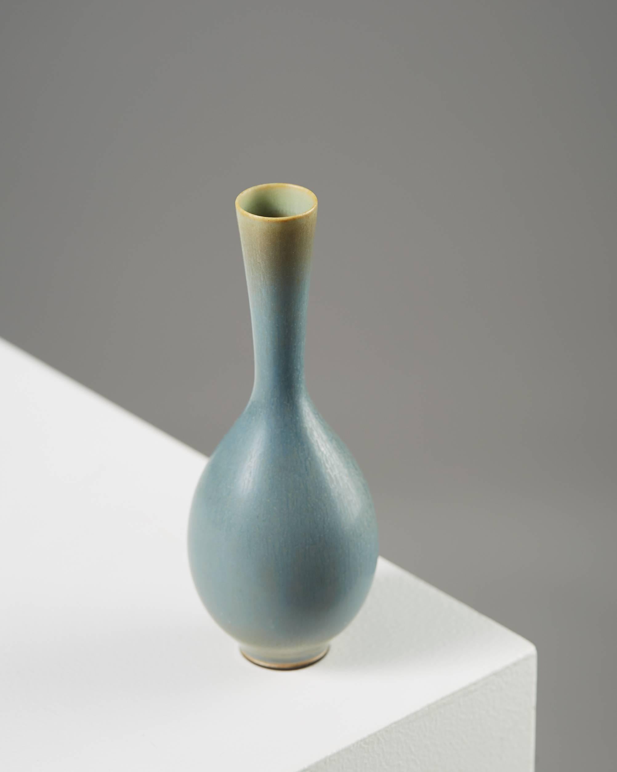 Scandinavian Modern Vase Designed by Berndt Friberg for Gustavsberg, Sweden, 1950s