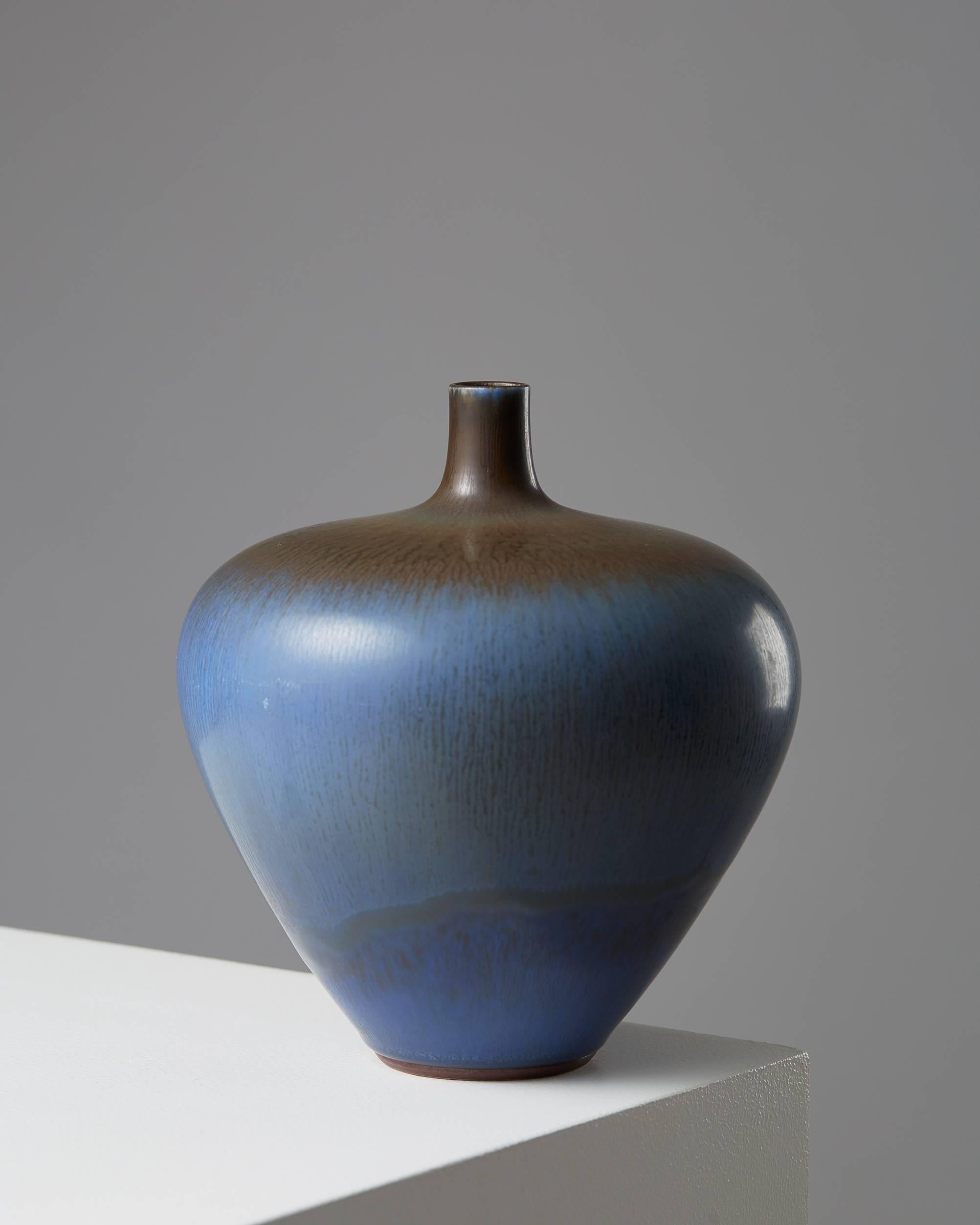 Scandinavian Modern Vase Designed by Berndt Friberg for Gustavsberg, Sweden, 1960s