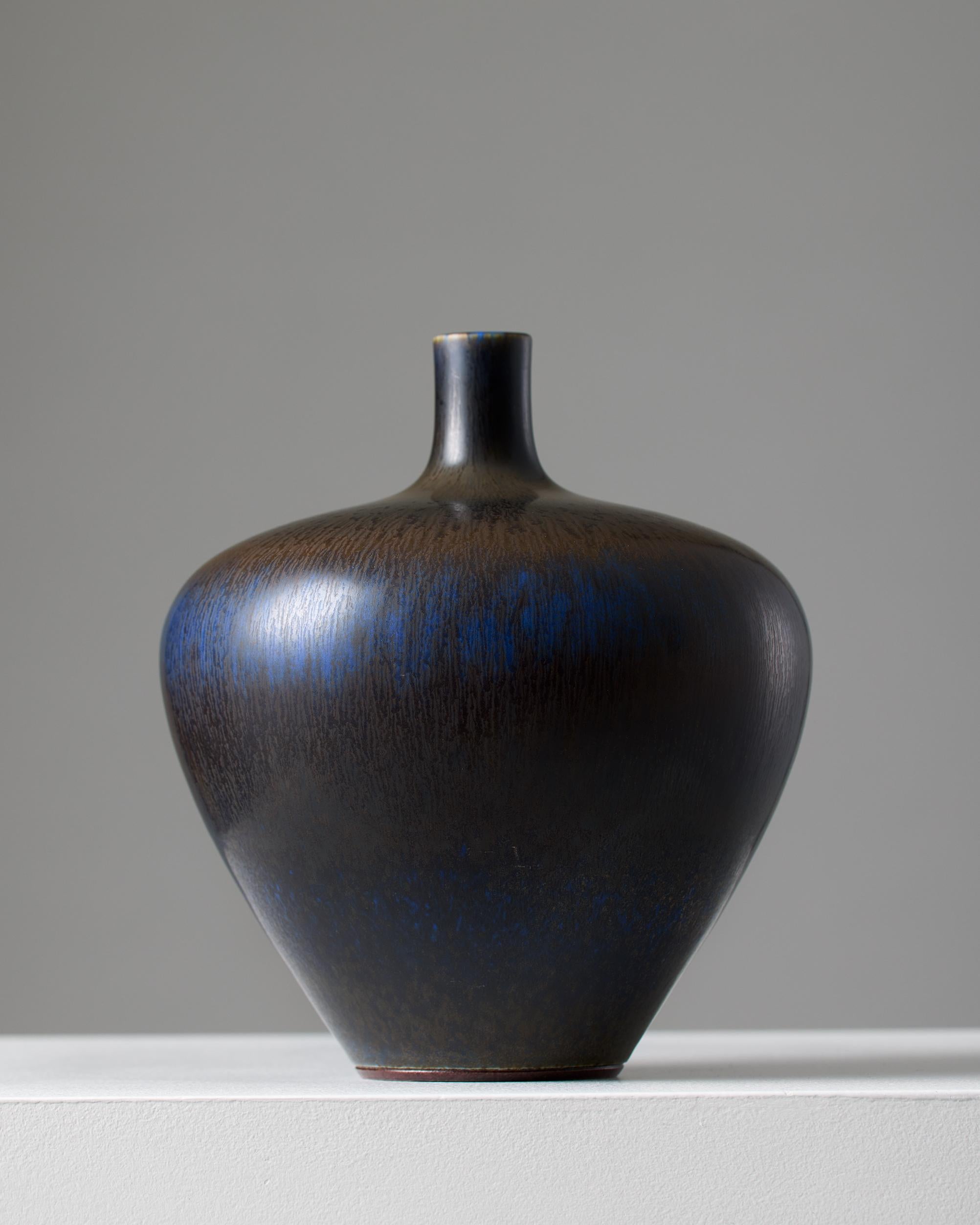 Vase conçu par Berndt Friberg pour Gustavsbergs Studio, Suède 1962 Bon état - En vente à Stockholm, SE