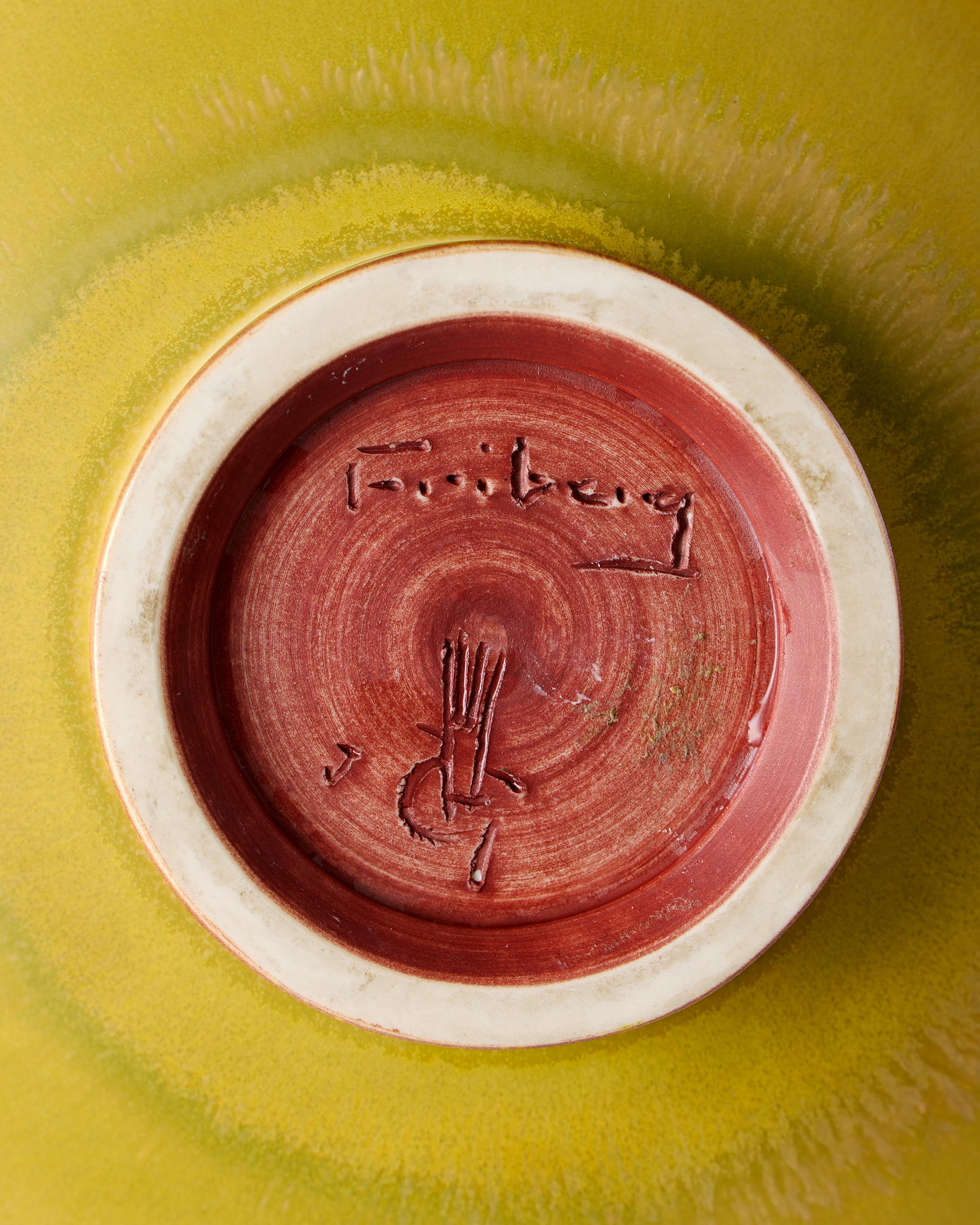 Vase conçu par Berndt Friberg pour Gustavsbergs Studio, Suède, 1968 en vente 2