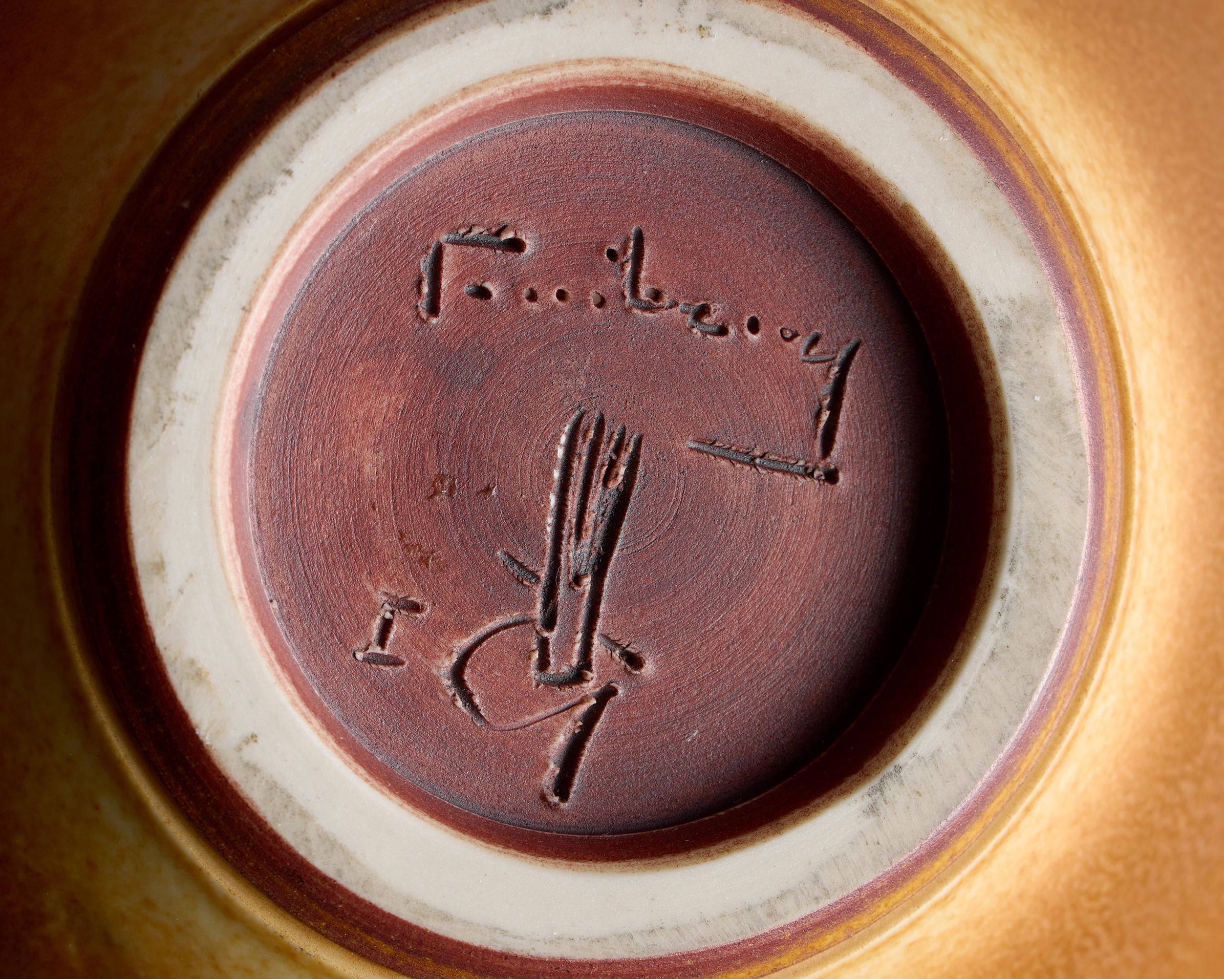 Vase conçu par Berndt Friberg, Gustavsberg, Suède, 1967 en vente 2