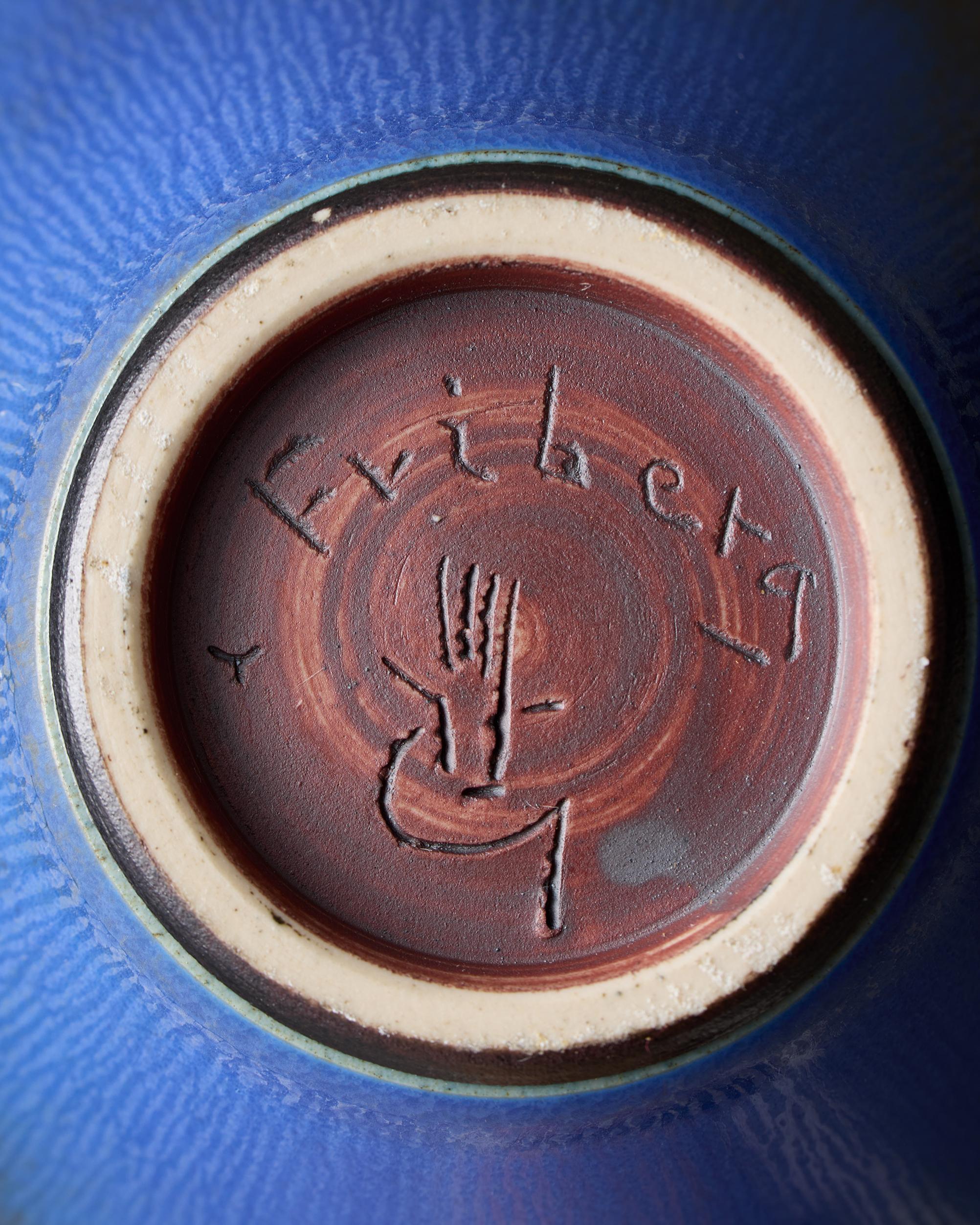 Vase designed by Berndt Friberg, Gustavsbergs Studio, Sweden, 1954. For Sale 2