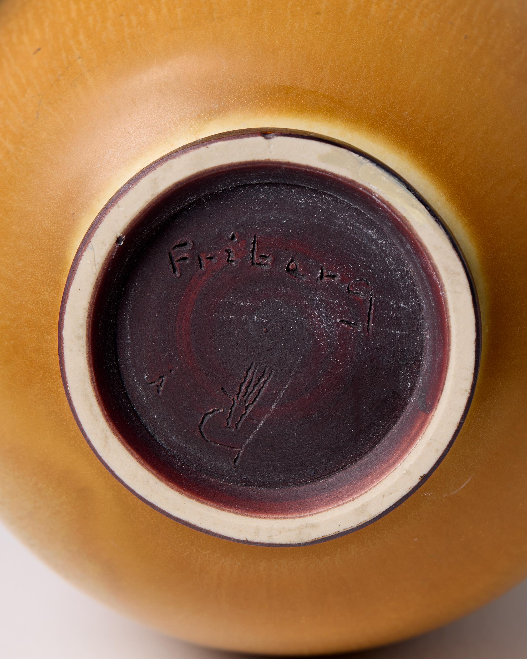 Grès porcellanato Vaso progettato da Berndt Friberg, Studio A, Svezia, 1956 in vendita