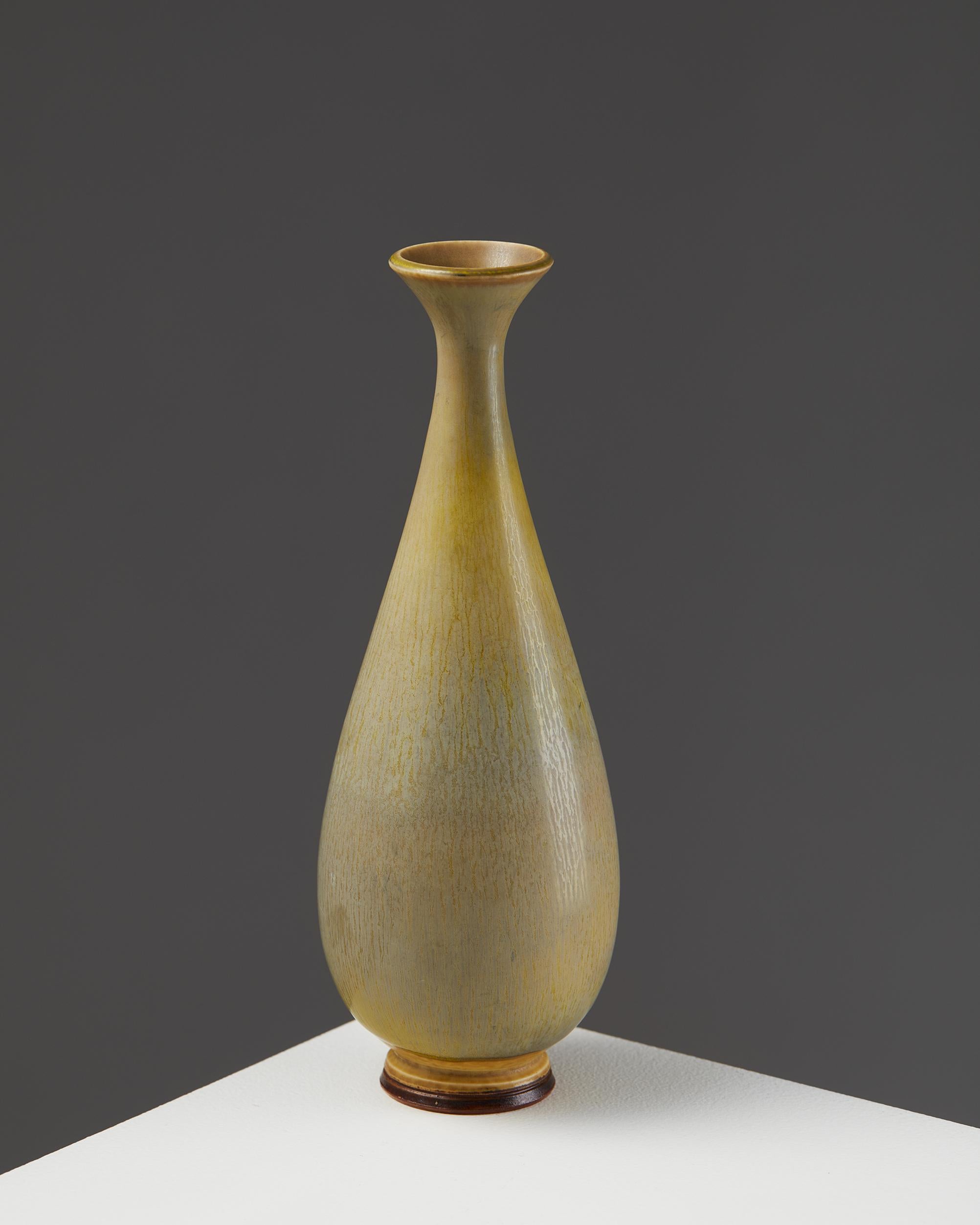 Mid-Century Modern Vase Designed by Brendt Friberg for Gustavsberg, Sweden, 1975