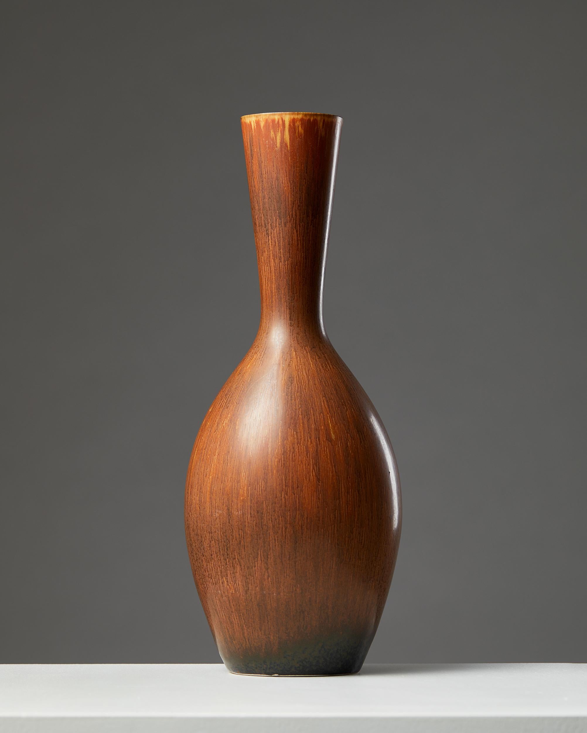 Mid-Century Modern Vase Designed by Carl-Harry Stålhane for Rörstrand, Sweden, 1950’s
