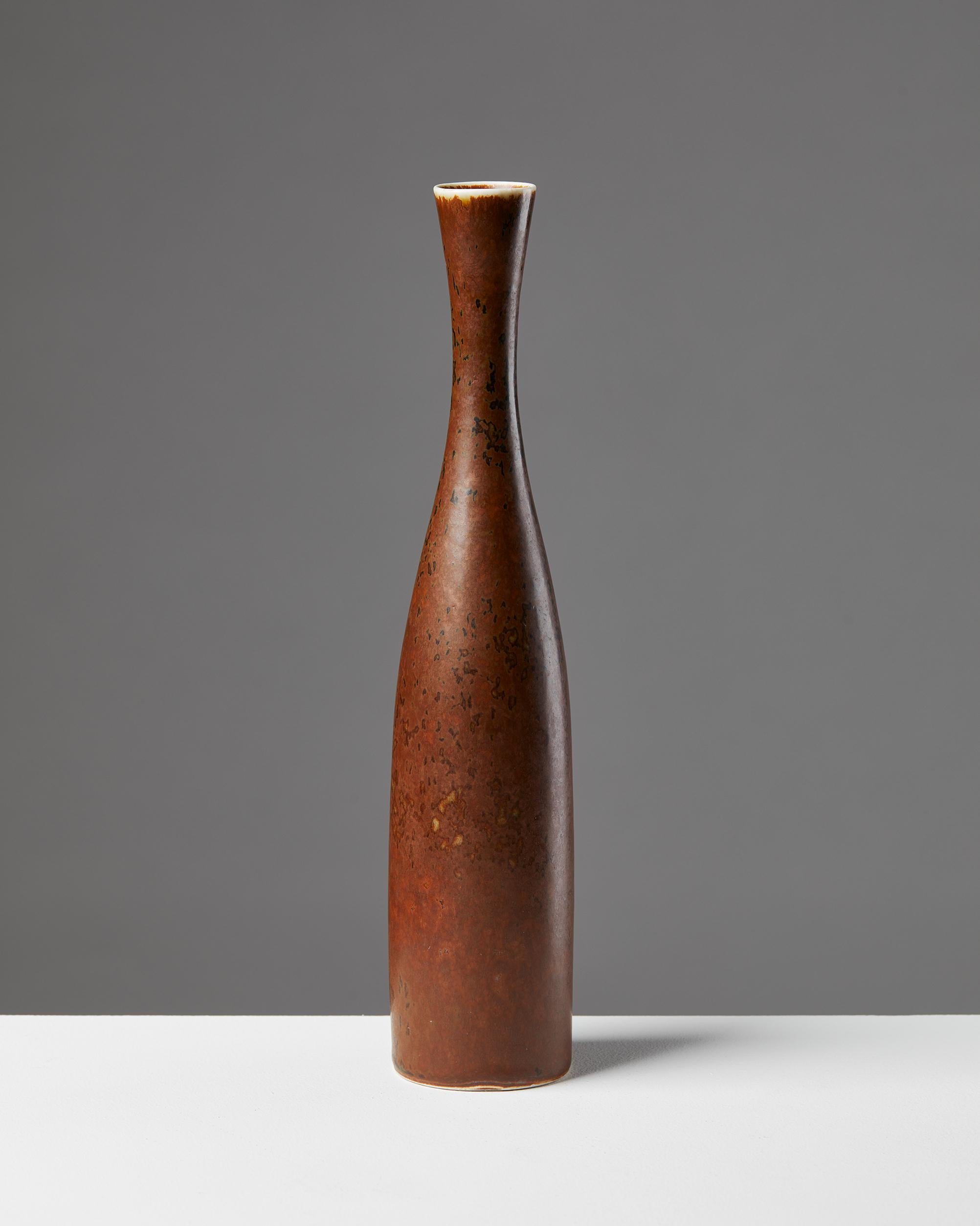 Mid-Century Modern Vase Designed by Carl-Harry Stålhane for Rörstrand, Sweden, 1950s