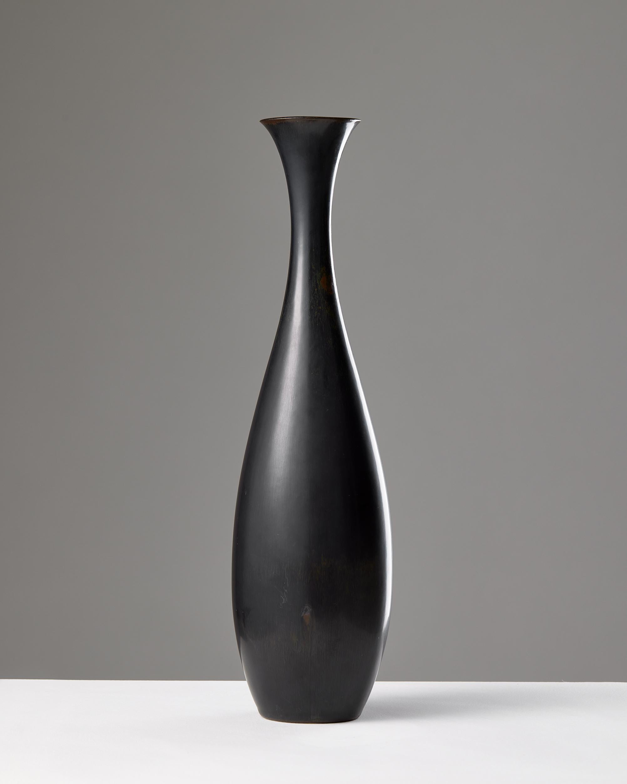 Mid-Century Modern Vase conçu par Carl-Harry Stålhane pour Rörstrand, Suède, années 1950
