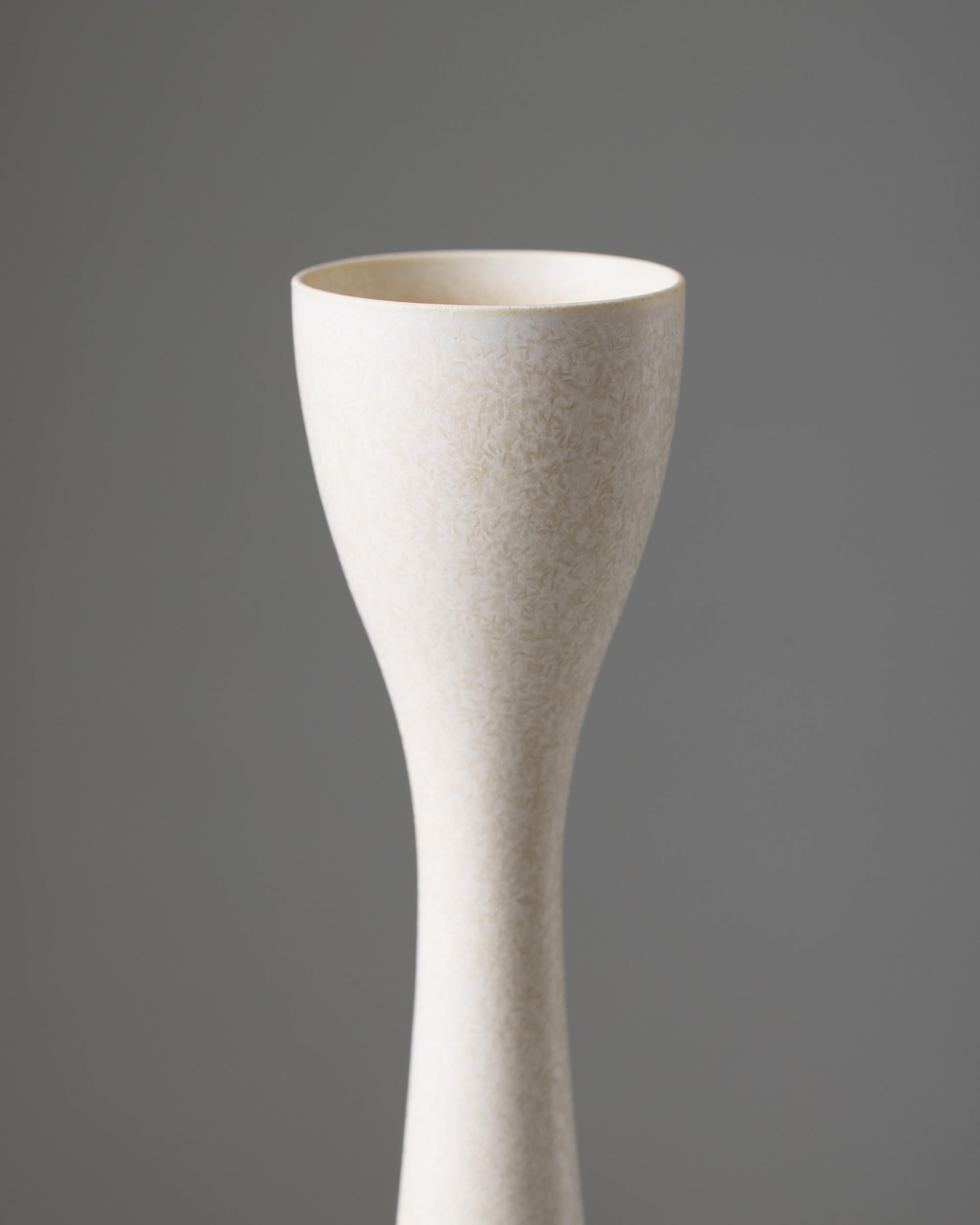Stoneware Vase designed by Carl Harry Stålhane for Rörstrand, Sweden, 1953 For Sale