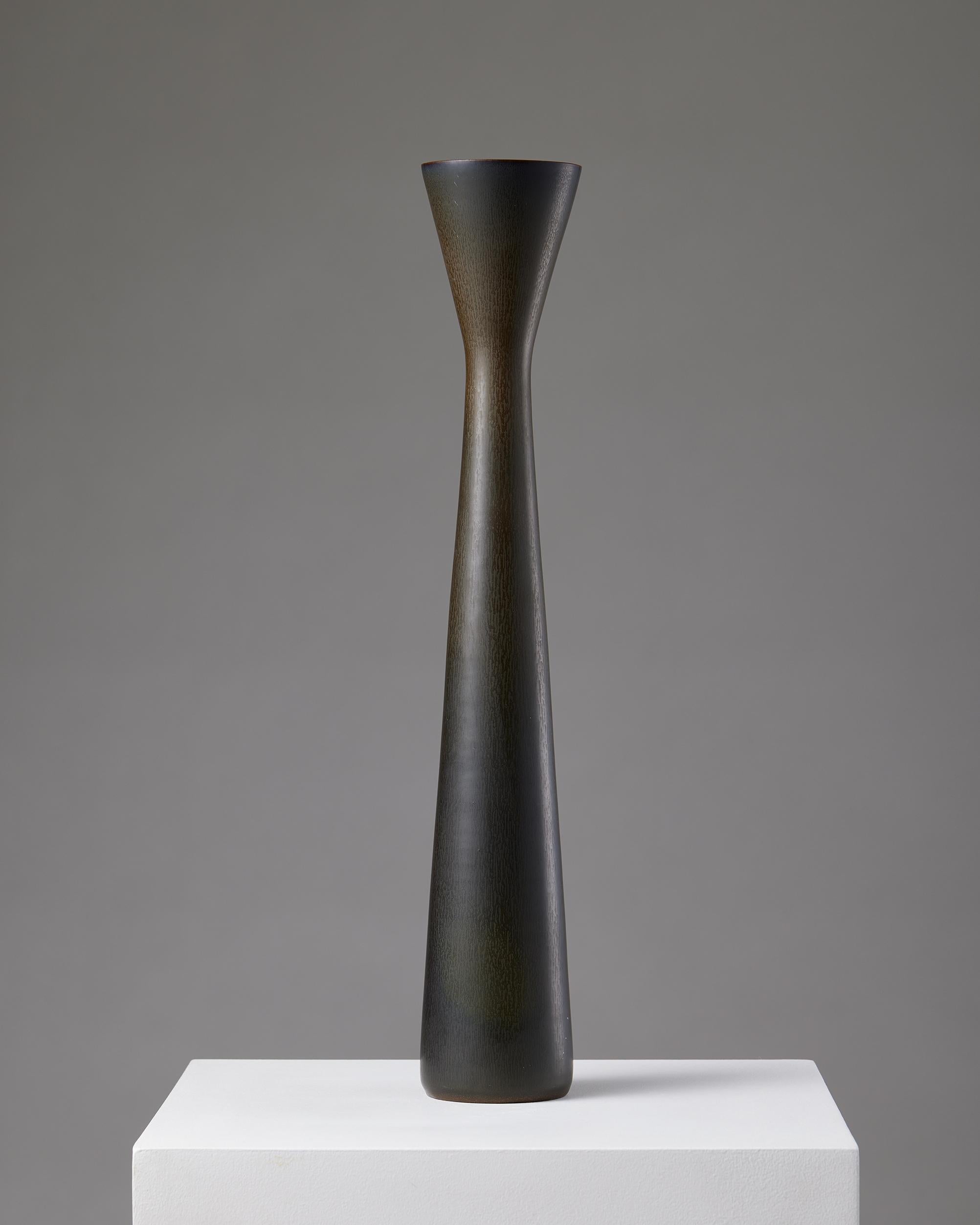 Mid-Century Modern Vase Designed by Carl-Harry Stålhane for Rörstrand, Sweden, 1957 For Sale