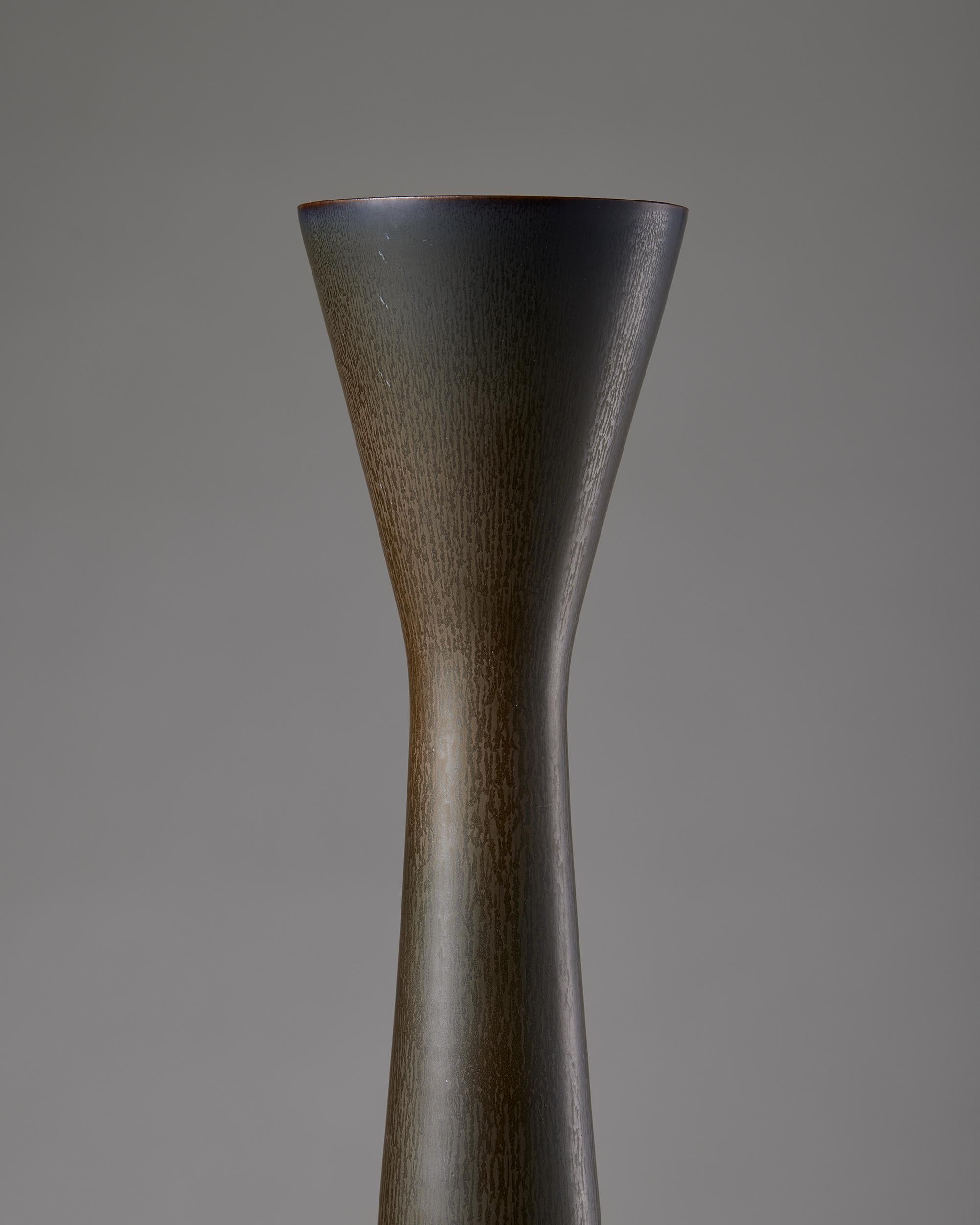 Swedish Vase Designed by Carl-Harry Stålhane for Rörstrand, Sweden, 1957 For Sale