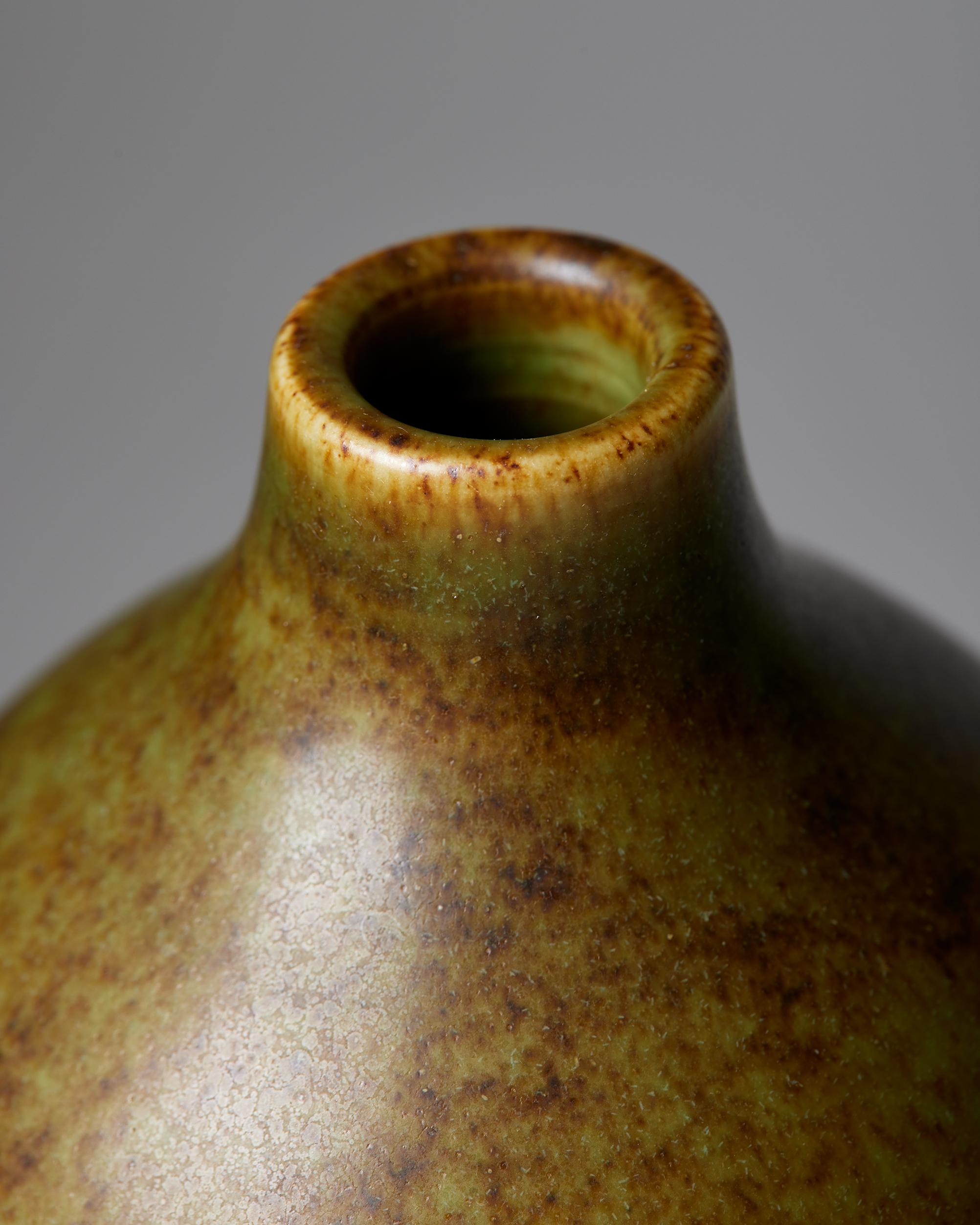 Swedish Vase Designed by Erich and Ingrid Triller for Tobo, Sweden, 1950s