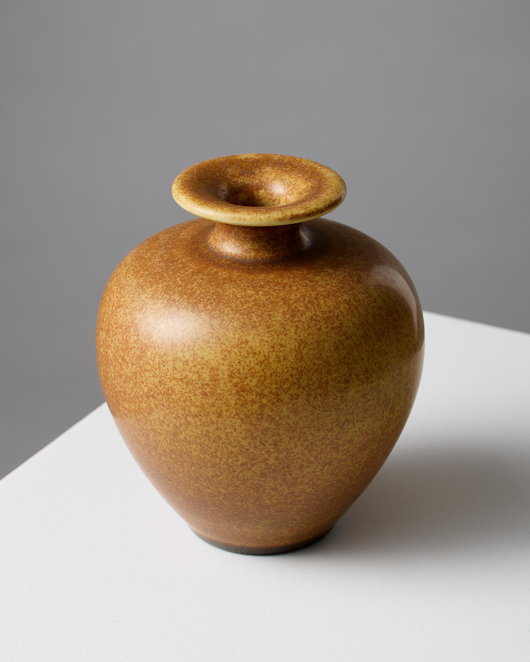 Jarrón diseñado por Erich and Ingrid Triller, Tobo, Suecia, años 50 en Bueno estado para la venta en Stockholm, SE