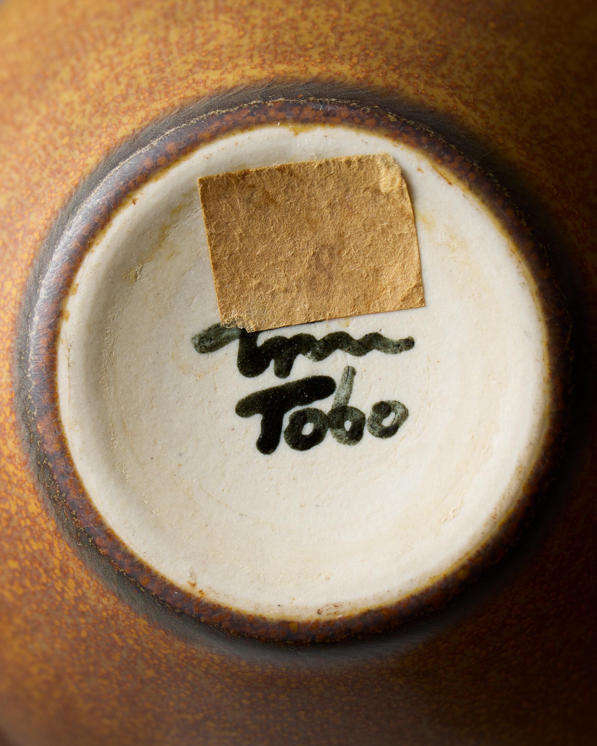 Jarrón diseñado por Erich and Ingrid Triller, Tobo, Suecia, años 50 en venta 1