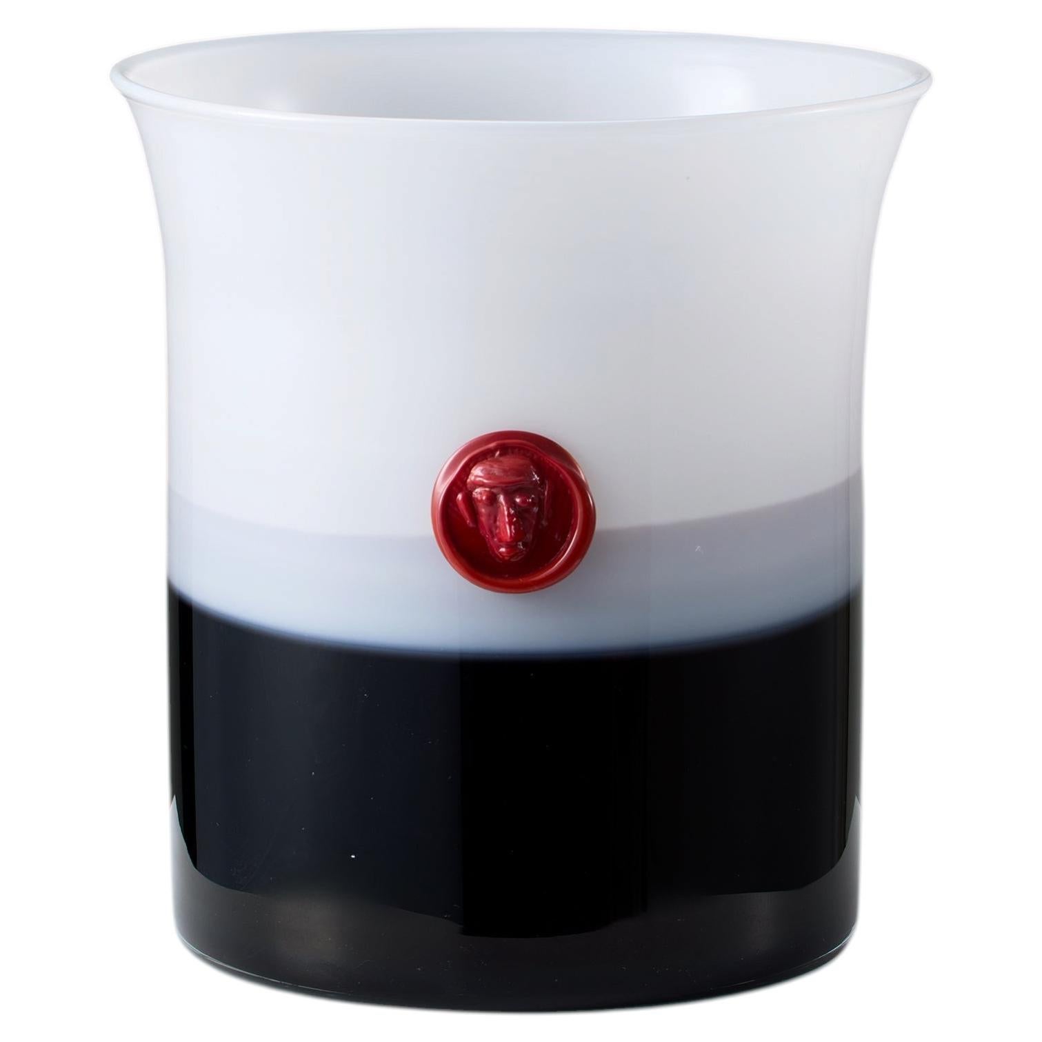 Vase designed by Erik Höglund for Strömbergshyttan, Sweden, 1990 For Sale