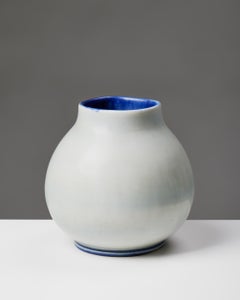 Vase am designs par Gertrude Lönnegren pour Rörstrand, Suède, années 1940