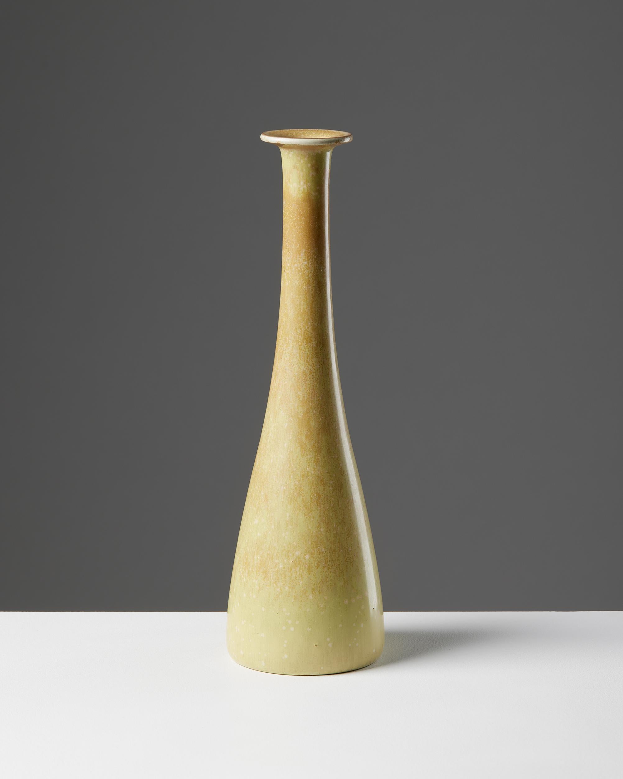 Mid-Century Modern Vase Designed by Gunnar Nylund for Rörstrand, Sweden, 1950s