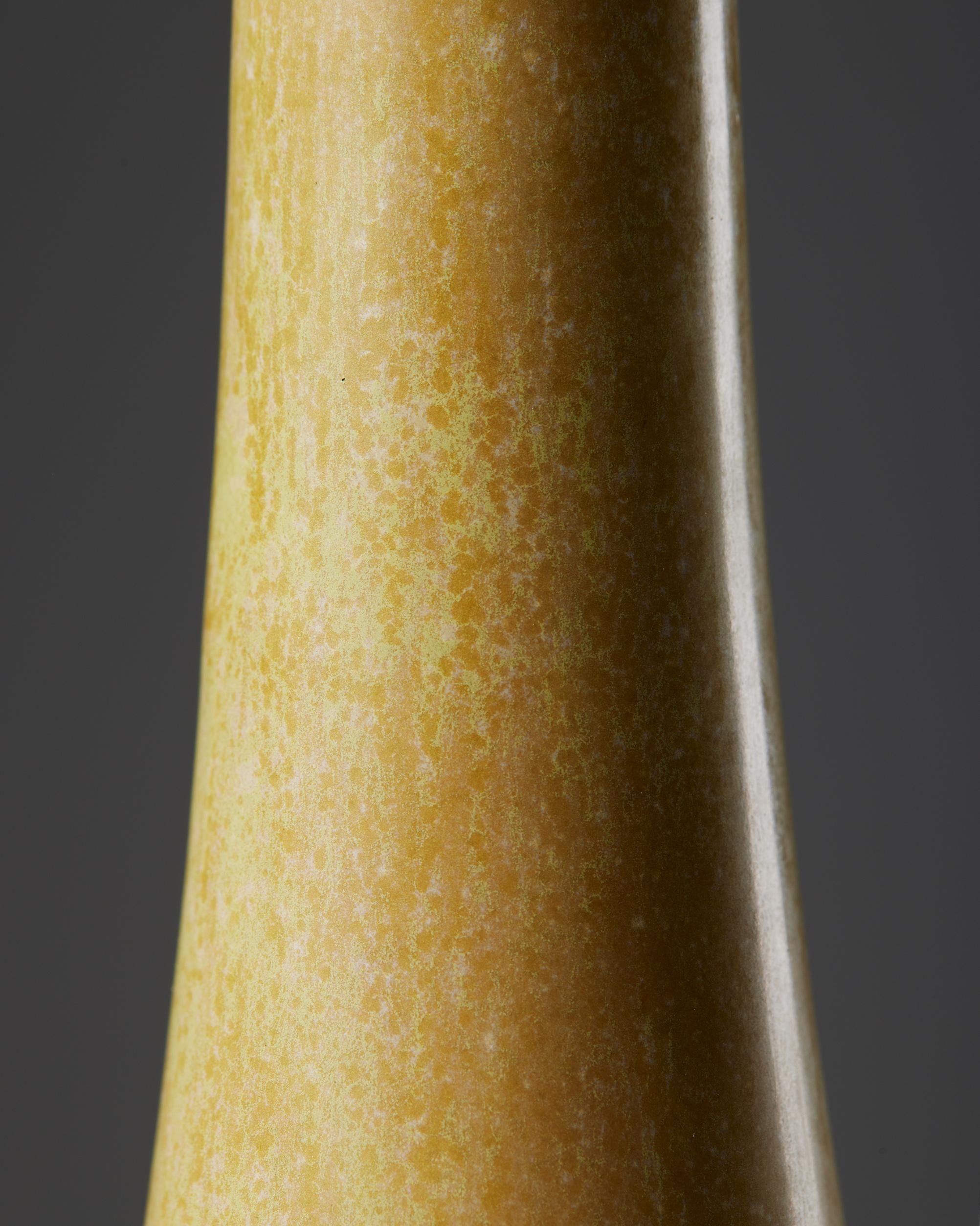 Stoneware Vase Designed by Gunnar Nylund for Rörstrand, Sweden, 1950s