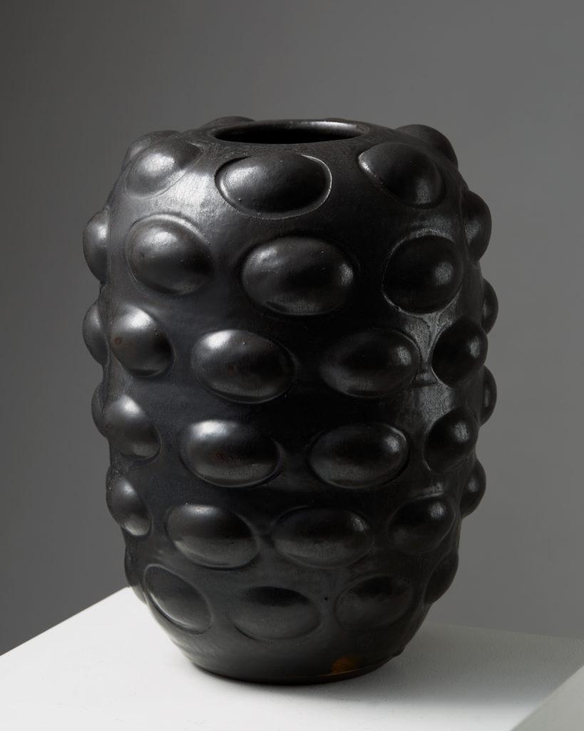 Swedish Vase Designed by Mårten Medbo, Contemporary, Stoneware, Sweden, 1998 For Sale