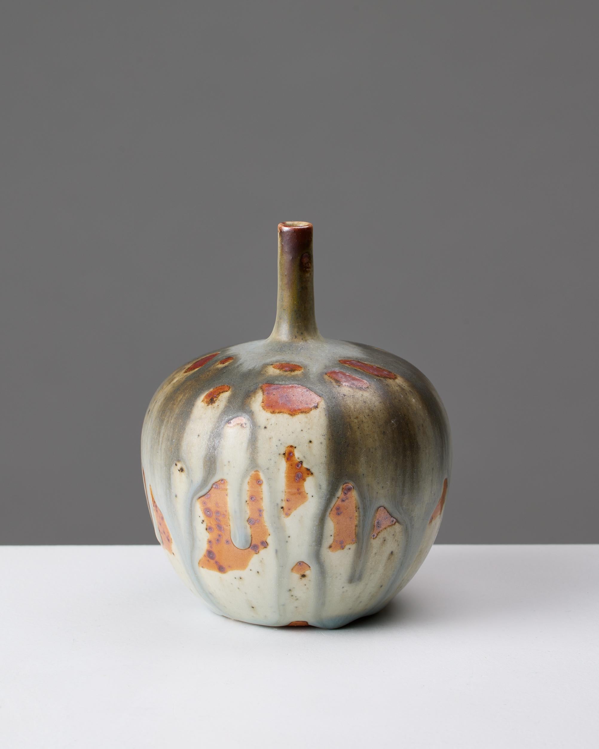 Scandinave moderne Vase am designs par Rolf Palm, Suède années 1960 en vente