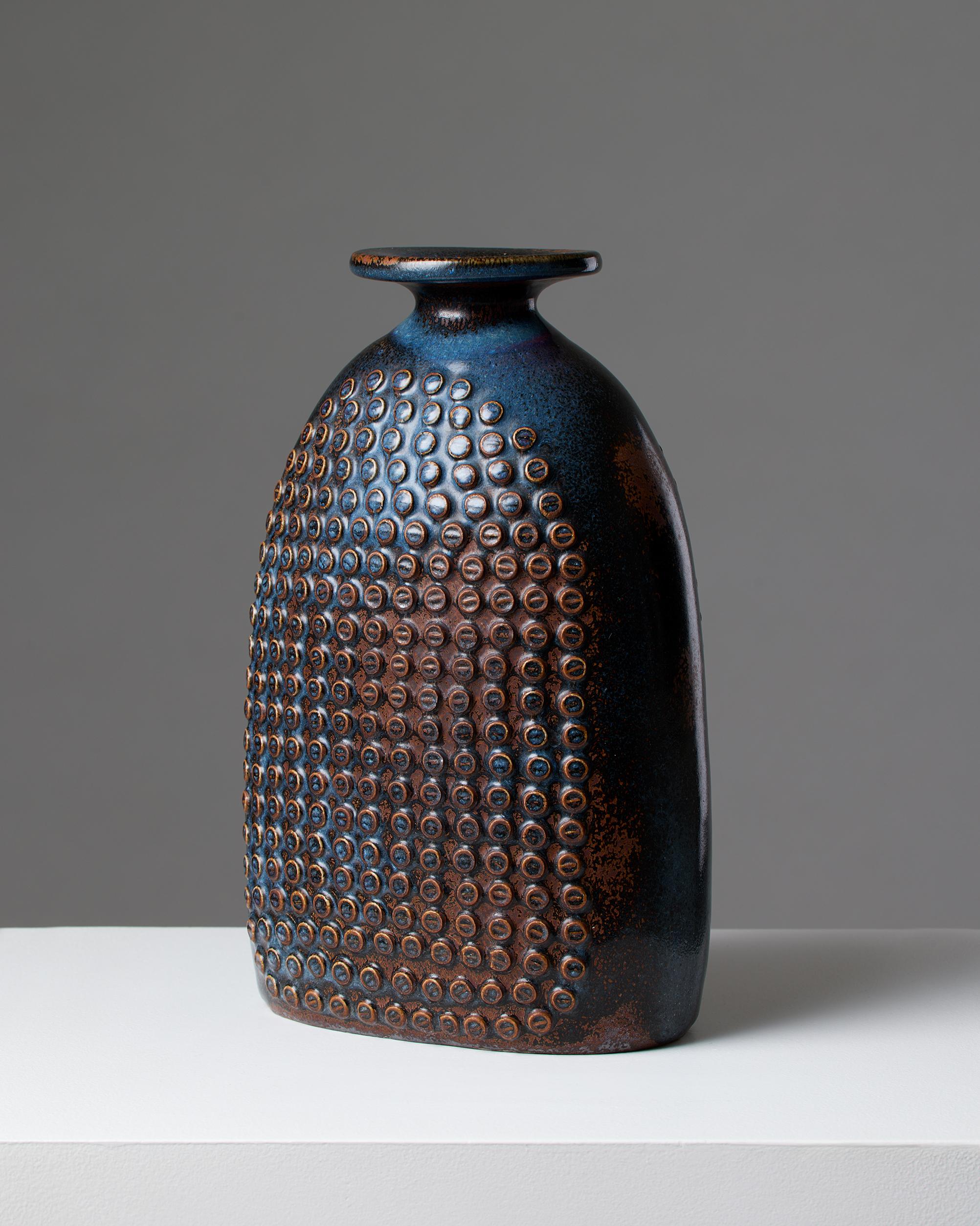 Vase conçu par Stig Lindberg pour Gustavsberg, Suède, années 1960 Bon état - En vente à Stockholm, SE