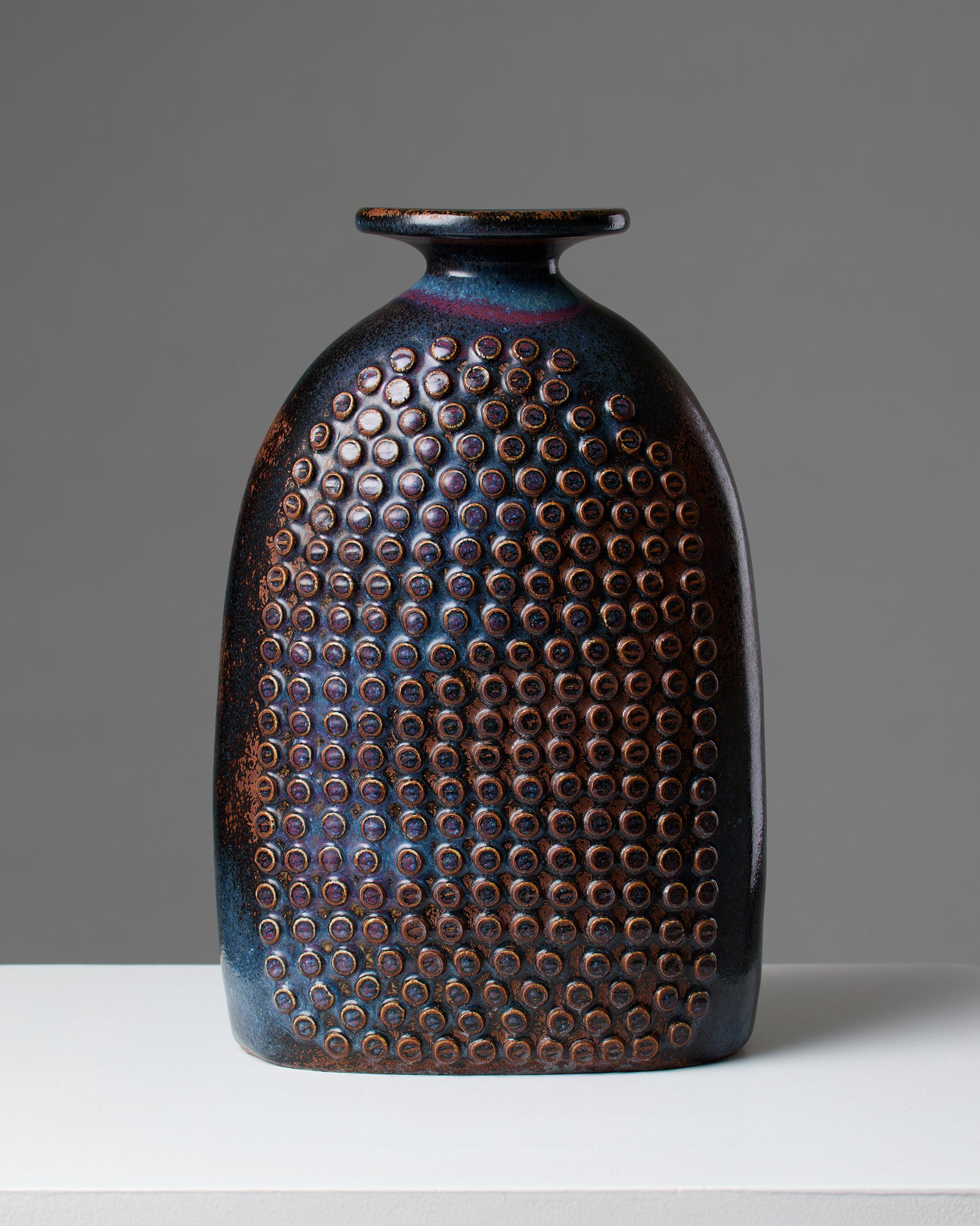 Milieu du XXe siècle Vase conçu par Stig Lindberg pour Gustavsberg, Suède, années 1960 en vente