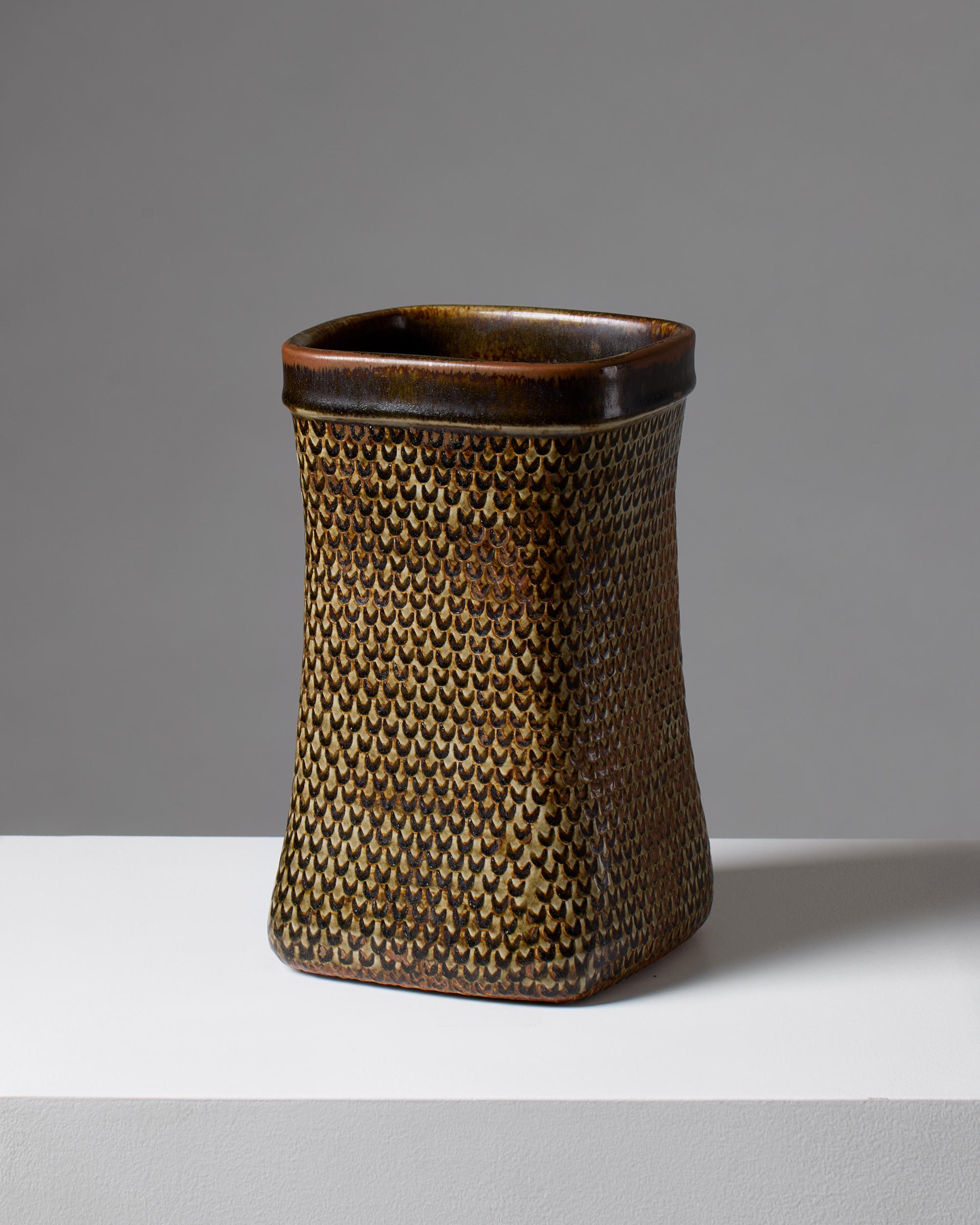 Svedese Vaso disegnato da Stig Lindberg, Gustavsberg Svezia, anni '60 in vendita