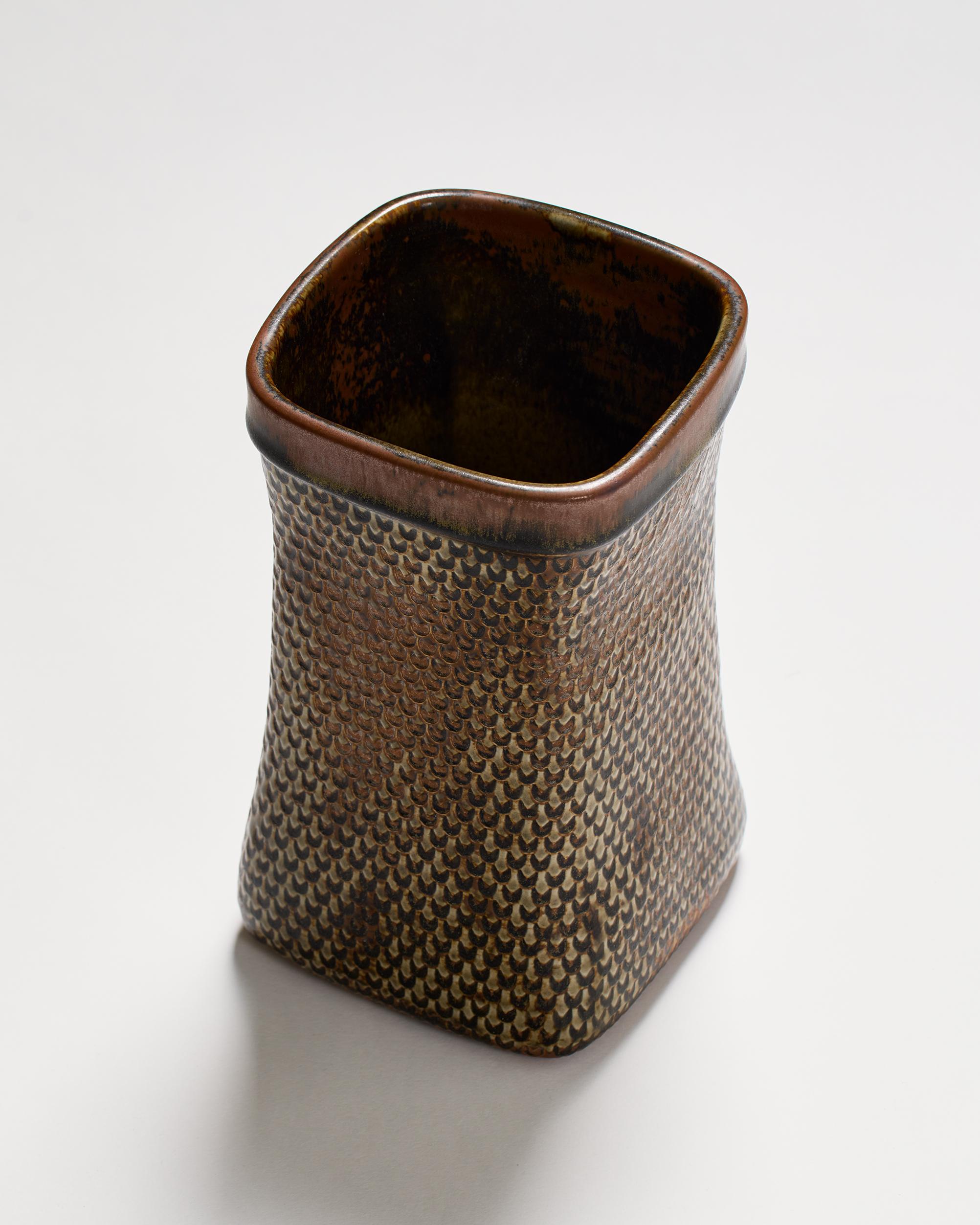 Vaso disegnato da Stig Lindberg, Gustavsberg Svezia, anni '60 in vendita 1