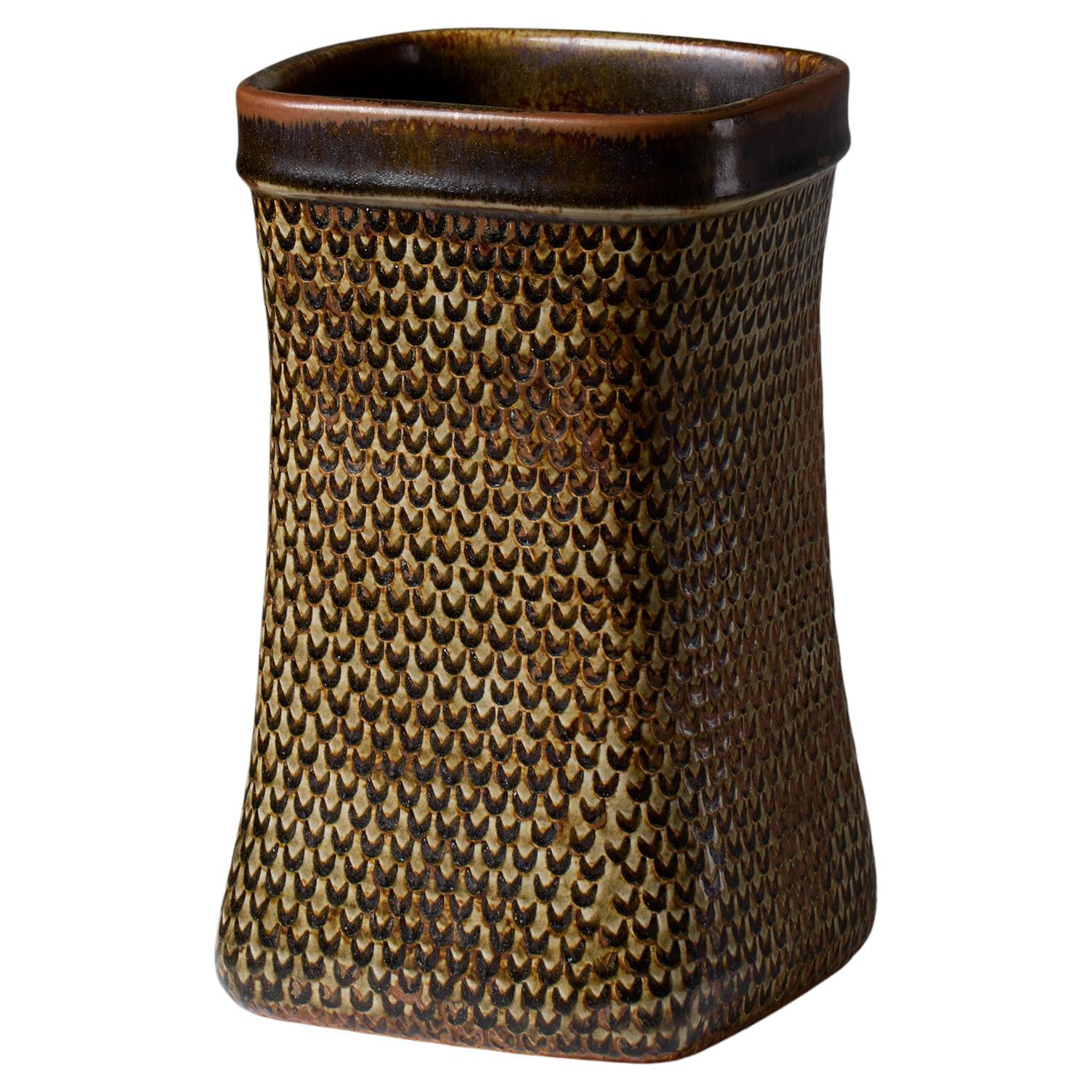 Vaso disegnato da Stig Lindberg, Gustavsberg Svezia, anni '60