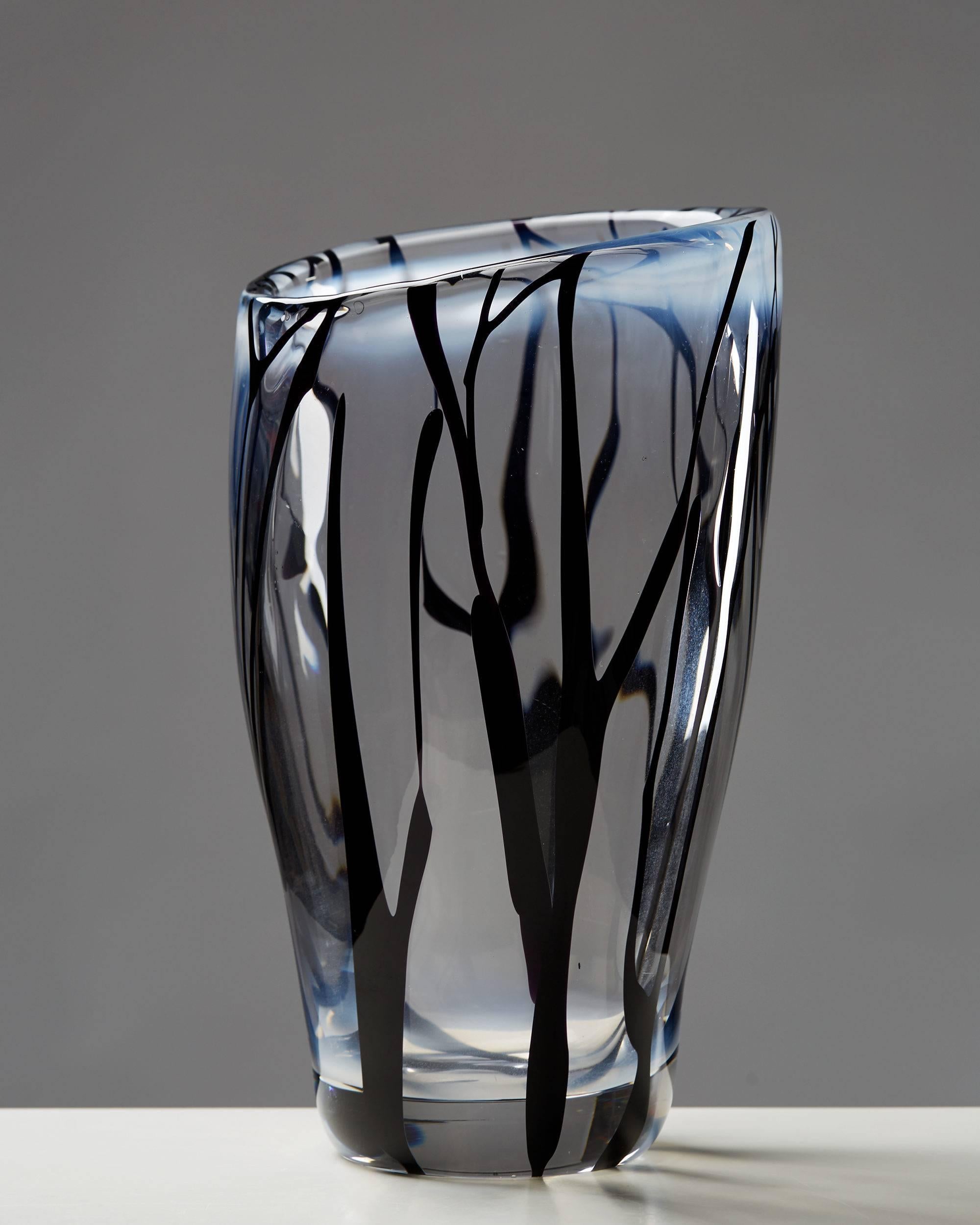 Modern Vase Designed by Vicke Lindstrand for Kosta Boda, Sweden, 1954