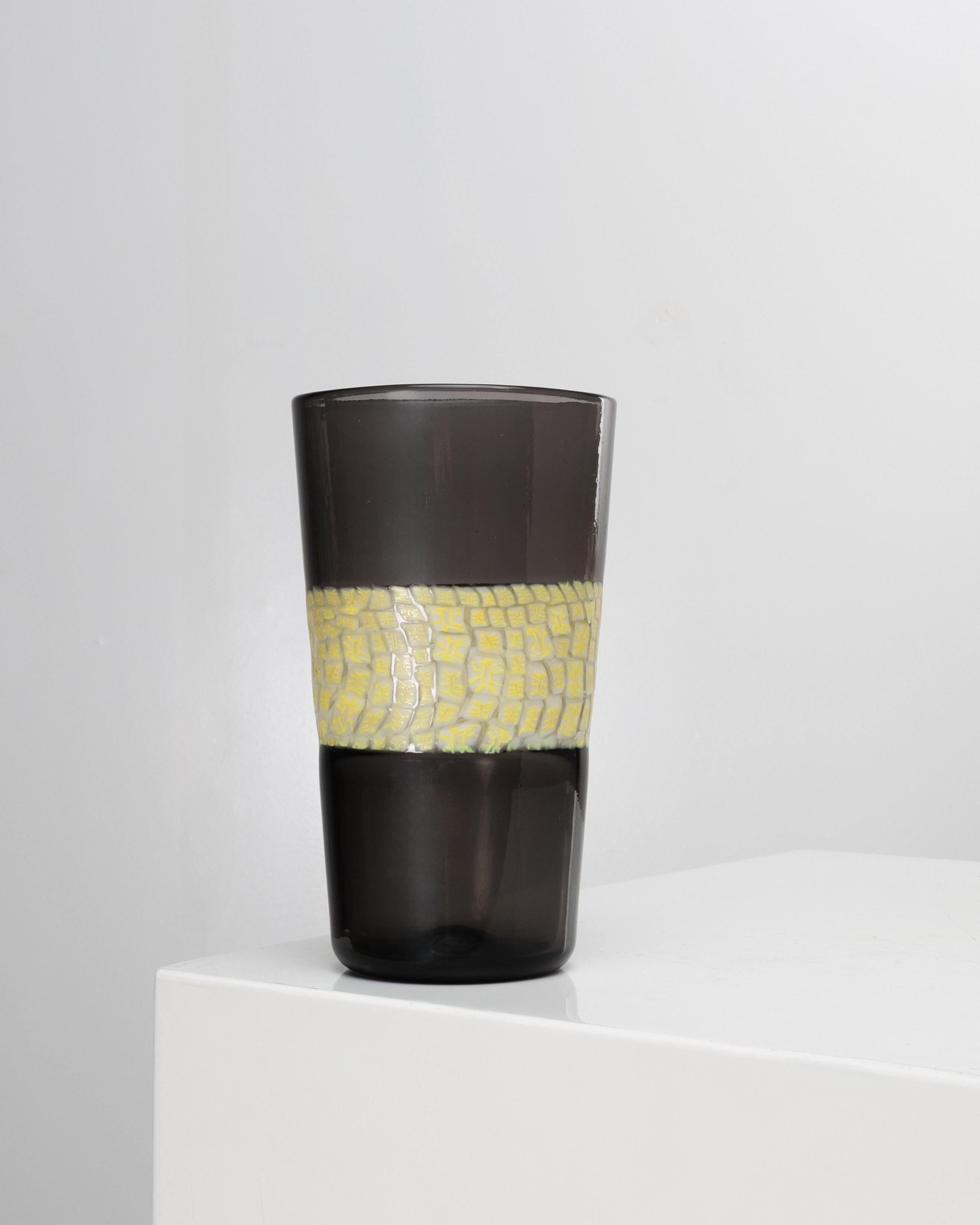 Vase Double incalmo avec bande centrale de murrine par Riccardo Licata Bon état - En vente à Uccle, BE