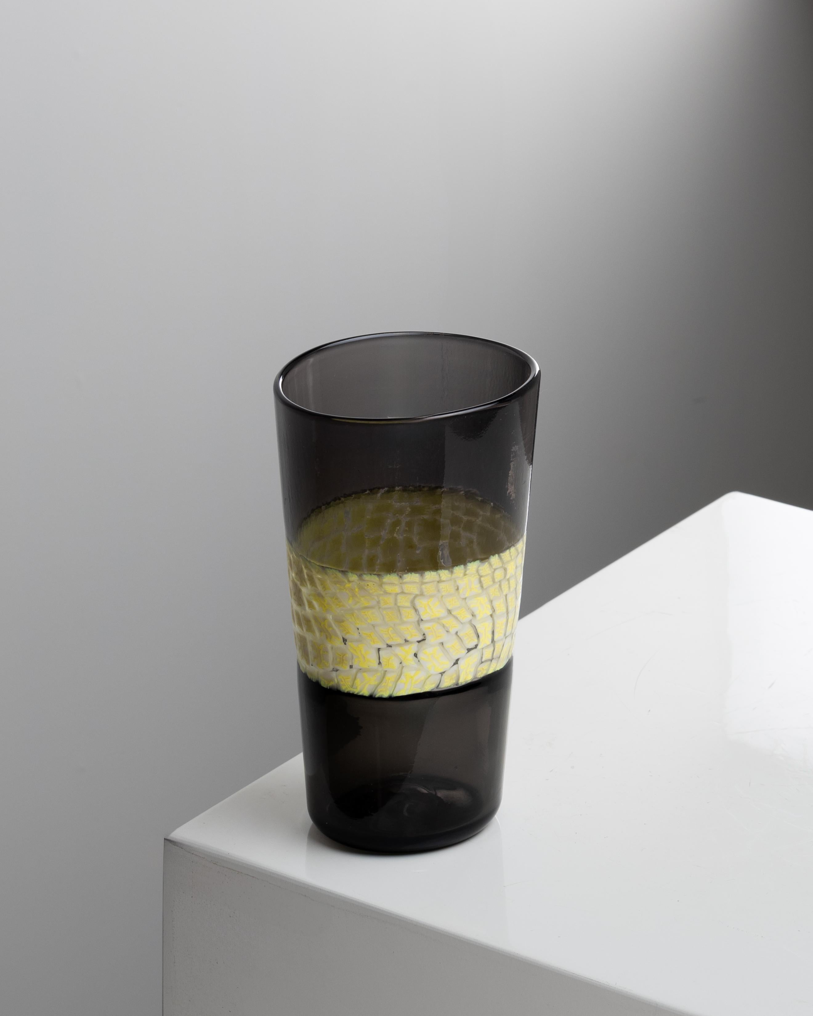 Vase Double incalmo avec bande centrale de murrine par Riccardo Licata en vente 1