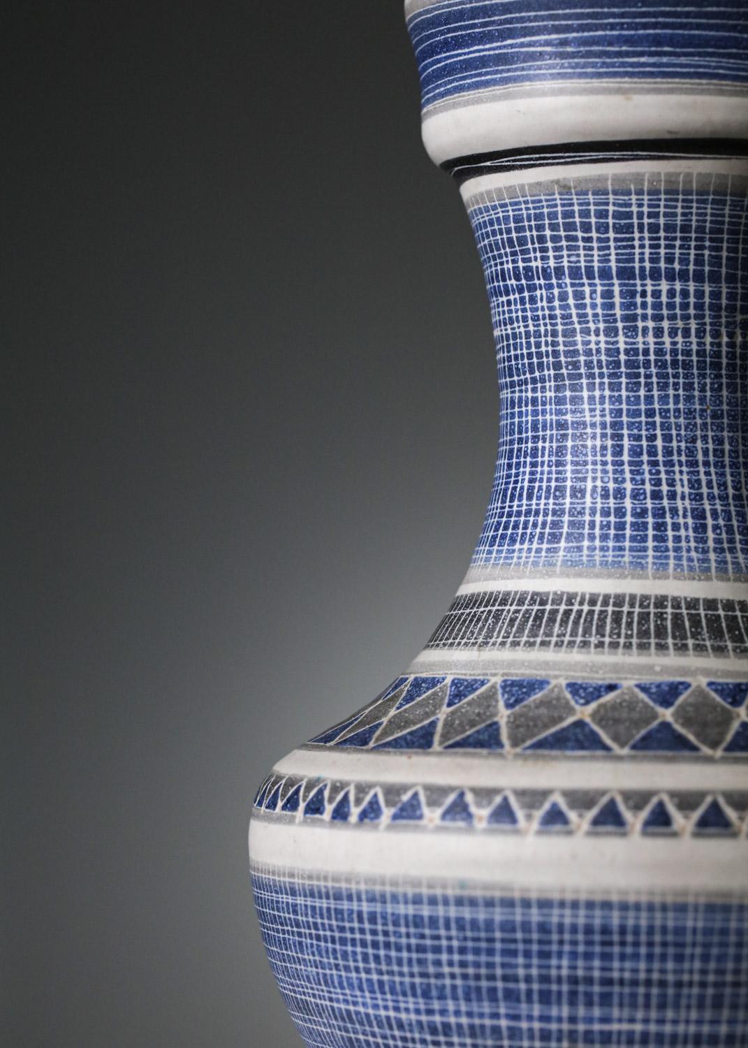 Mid-Century Modern vase en céramique Marcel Guillot années 50 - G660 bis