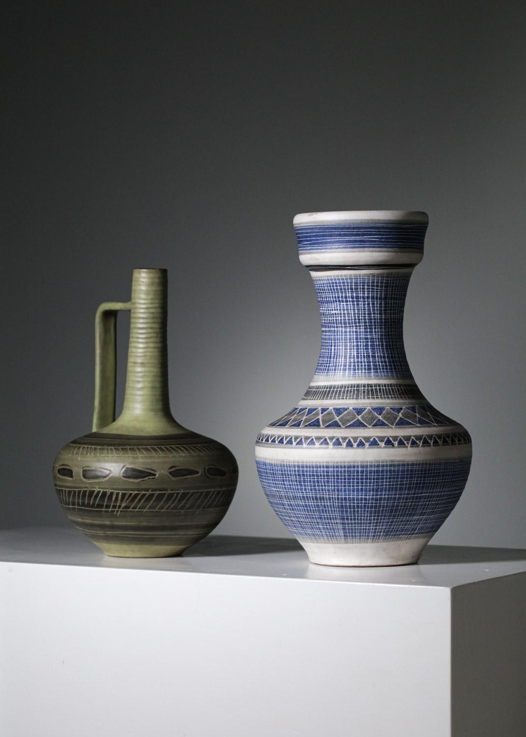 vase en céramique Marcel Guillot années 50 - G660 bis Bon état à Lyon, FR