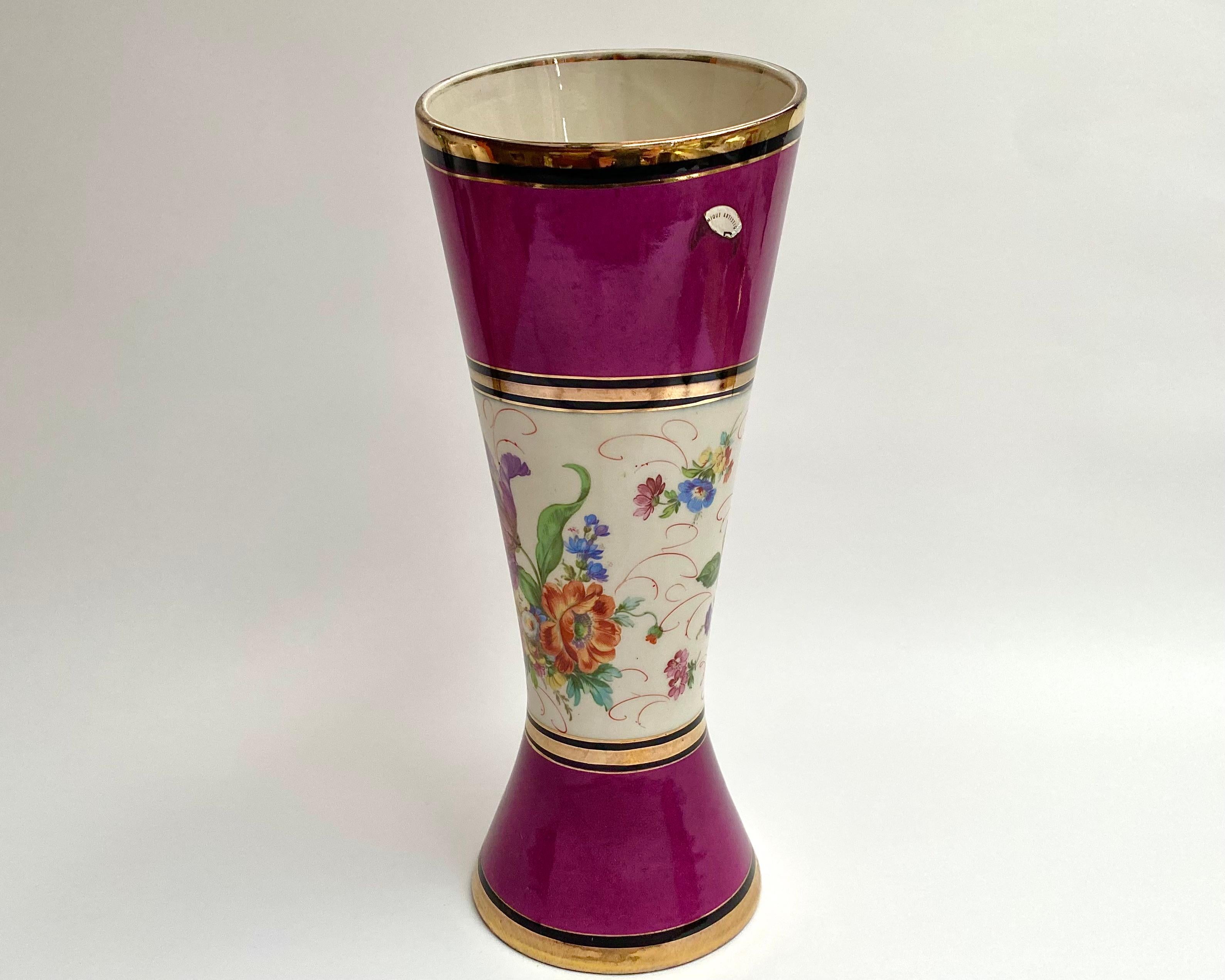 Vase Faïence H.Bequet Design céramique Vase 