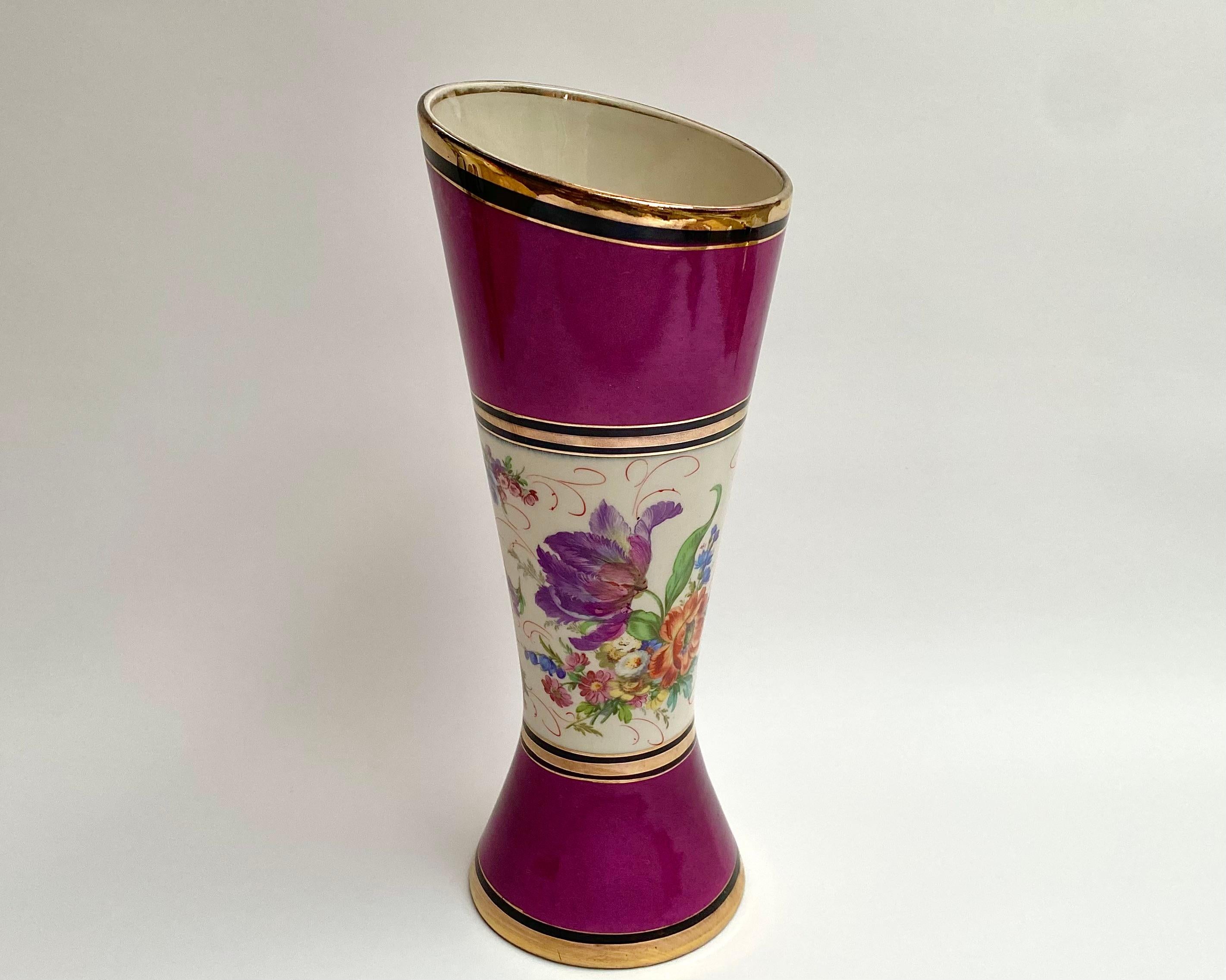 Vase Faïence H.Bequet Design céramique Vase 