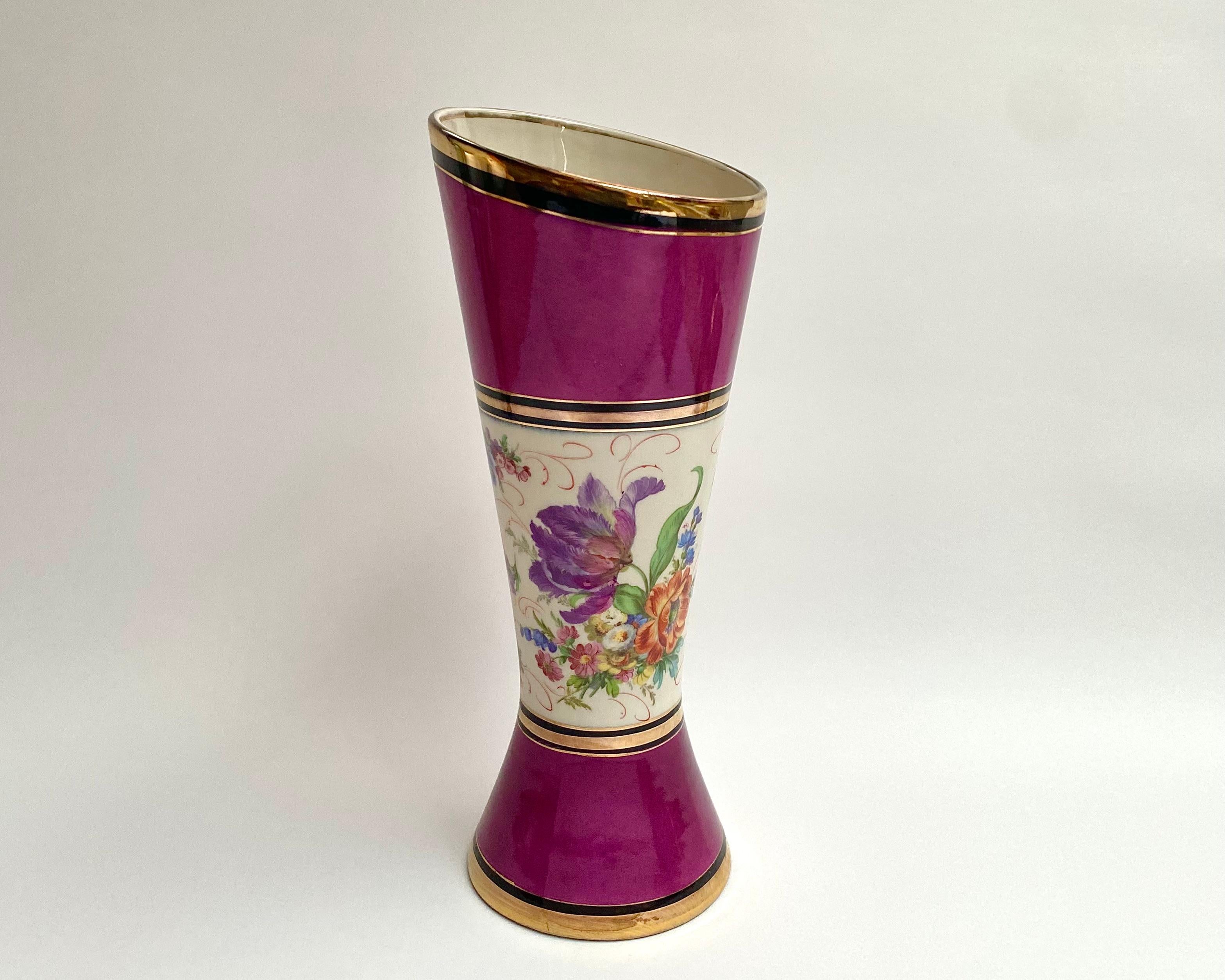 Vase Faïence H.Bequet Design céramique Vase 