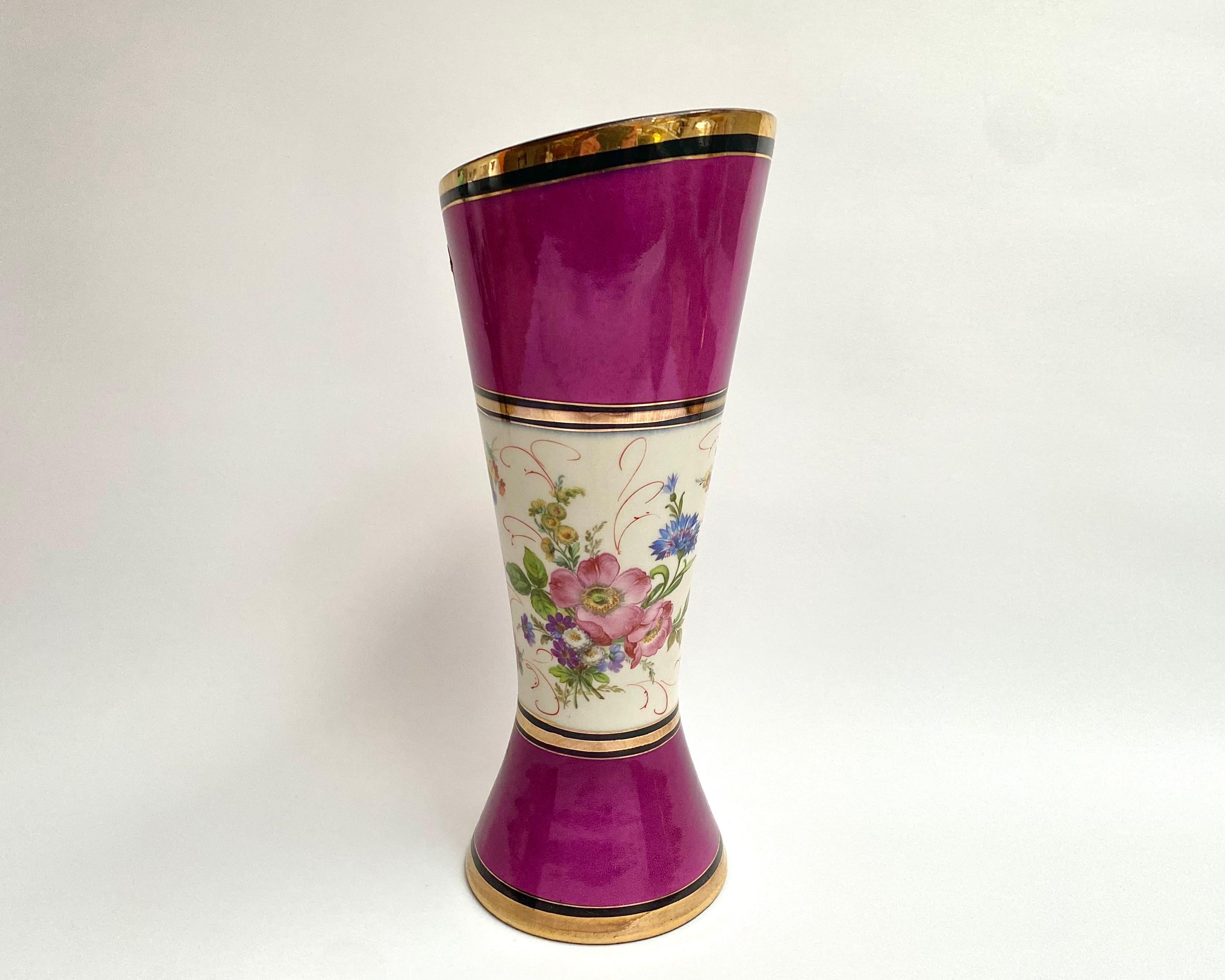 Vase Faïence H.Bequet Design céramique Vase 